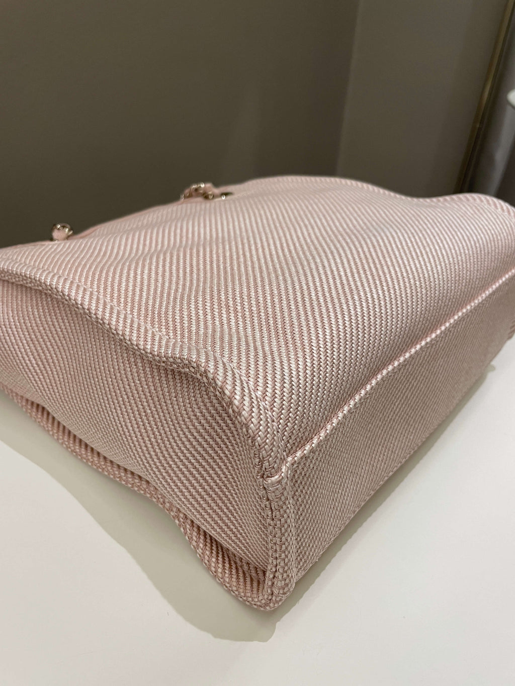 Chanel Deauville PST Beige Jacquard