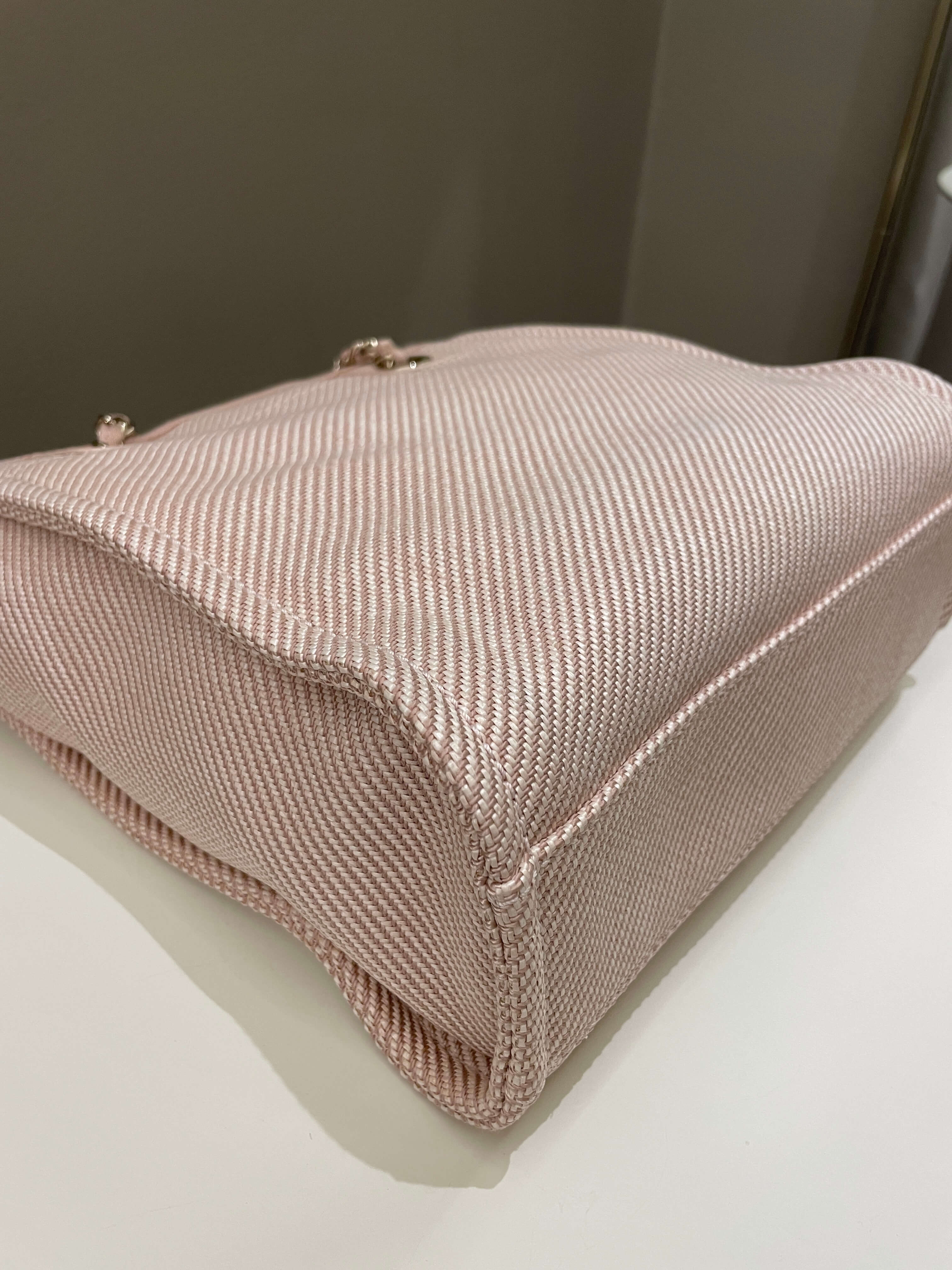 Chanel Deauville PST Beige Jacquard