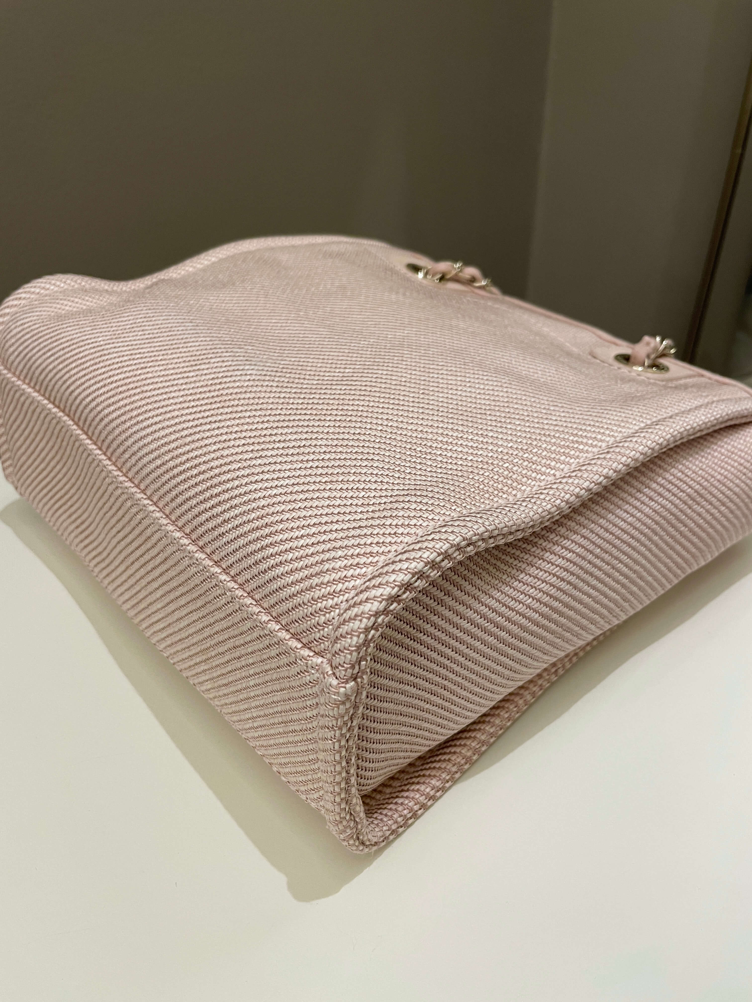 Chanel Deauville PST Beige Jacquard