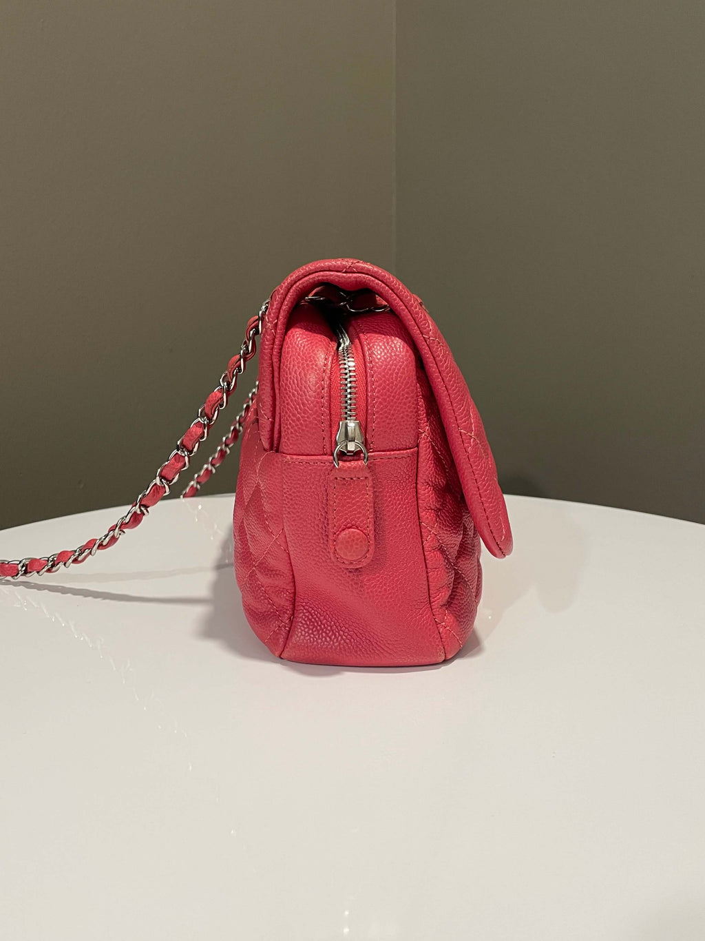 Chanel Easy Flap Pink Caviar