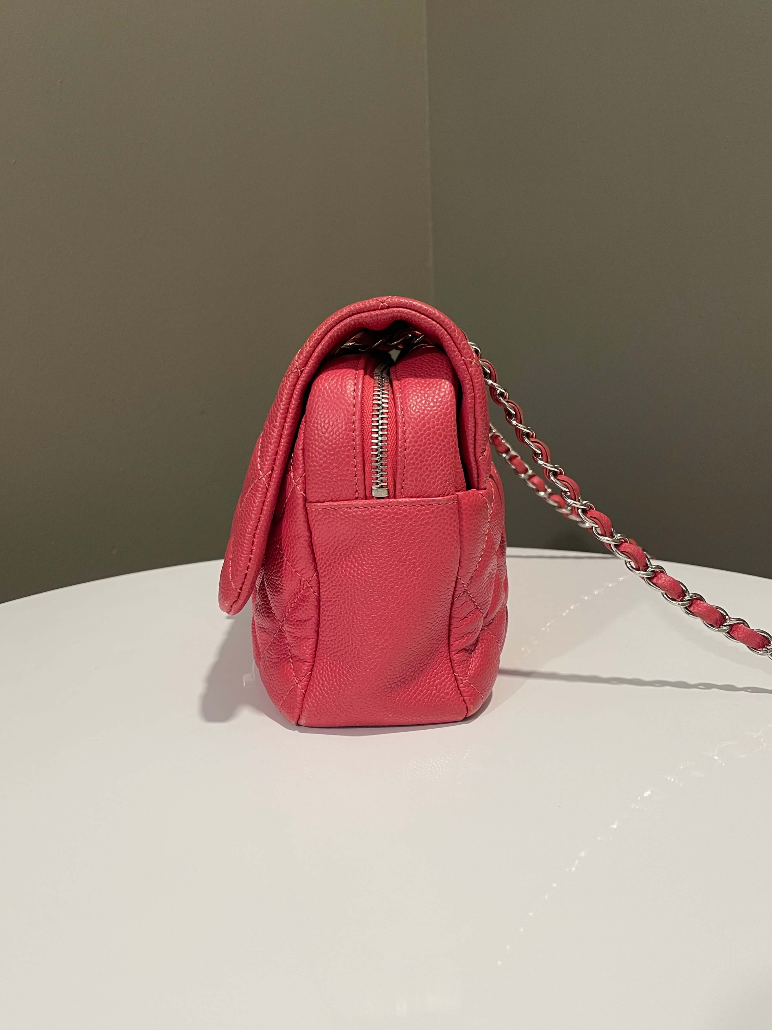Chanel Easy Flap Pink Caviar
