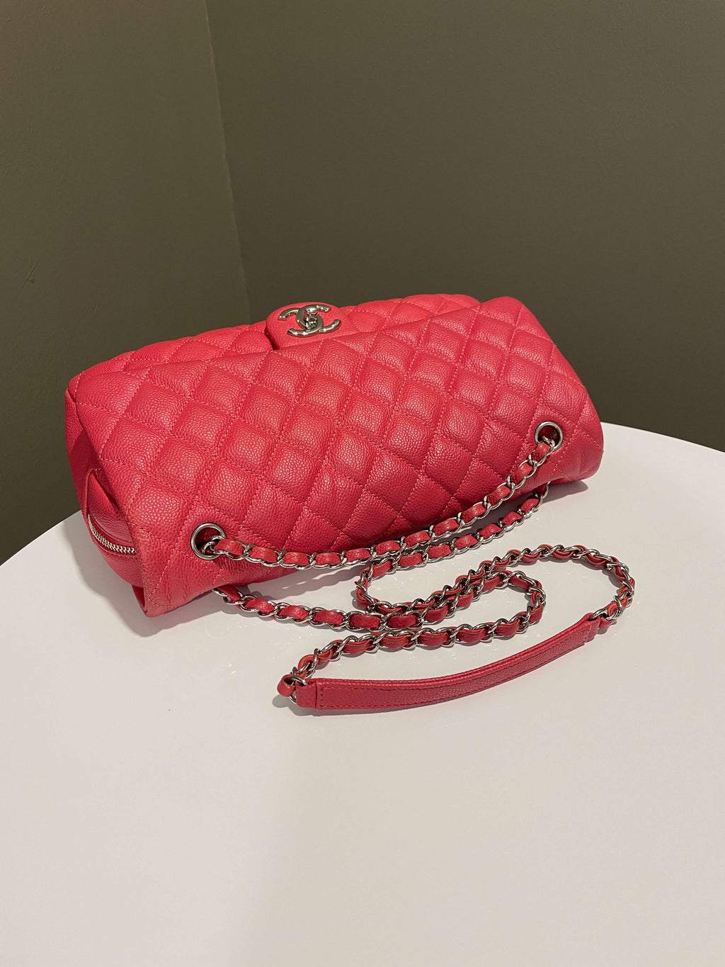 Chanel Easy Flap Pink Caviar