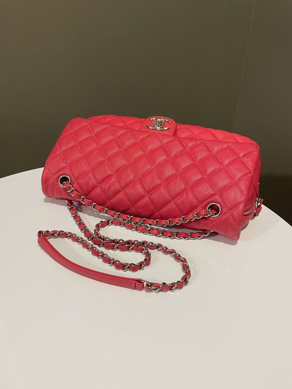 Chanel Easy Flap Pink Caviar