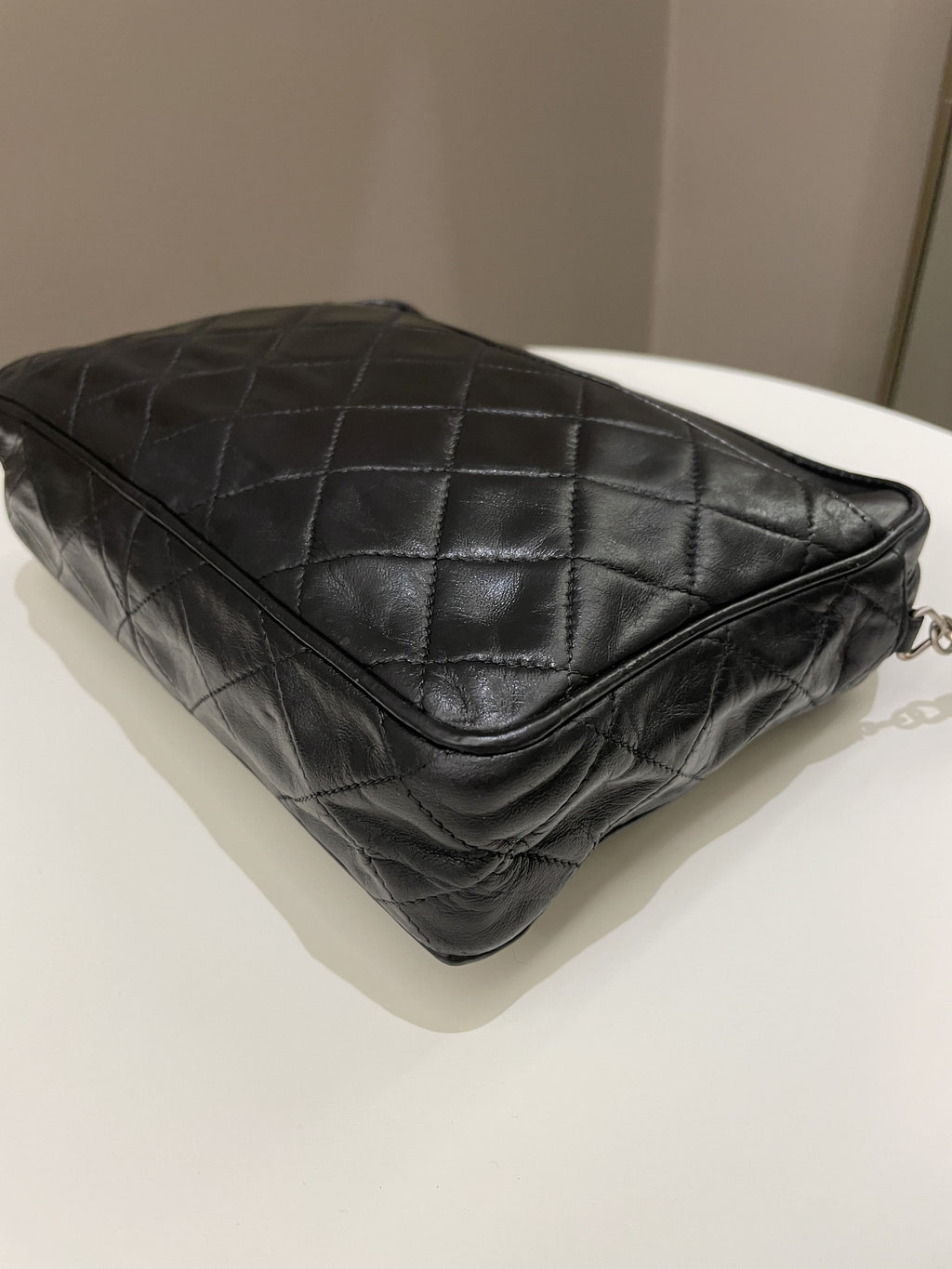 ÃƒÂ¯Ã‚Â»Ã‚Â¿ÃƒÂ¯Ã‚Â»Ã‚Â¿Chanel Vintage Camera Bag Tassle Black Lambskin