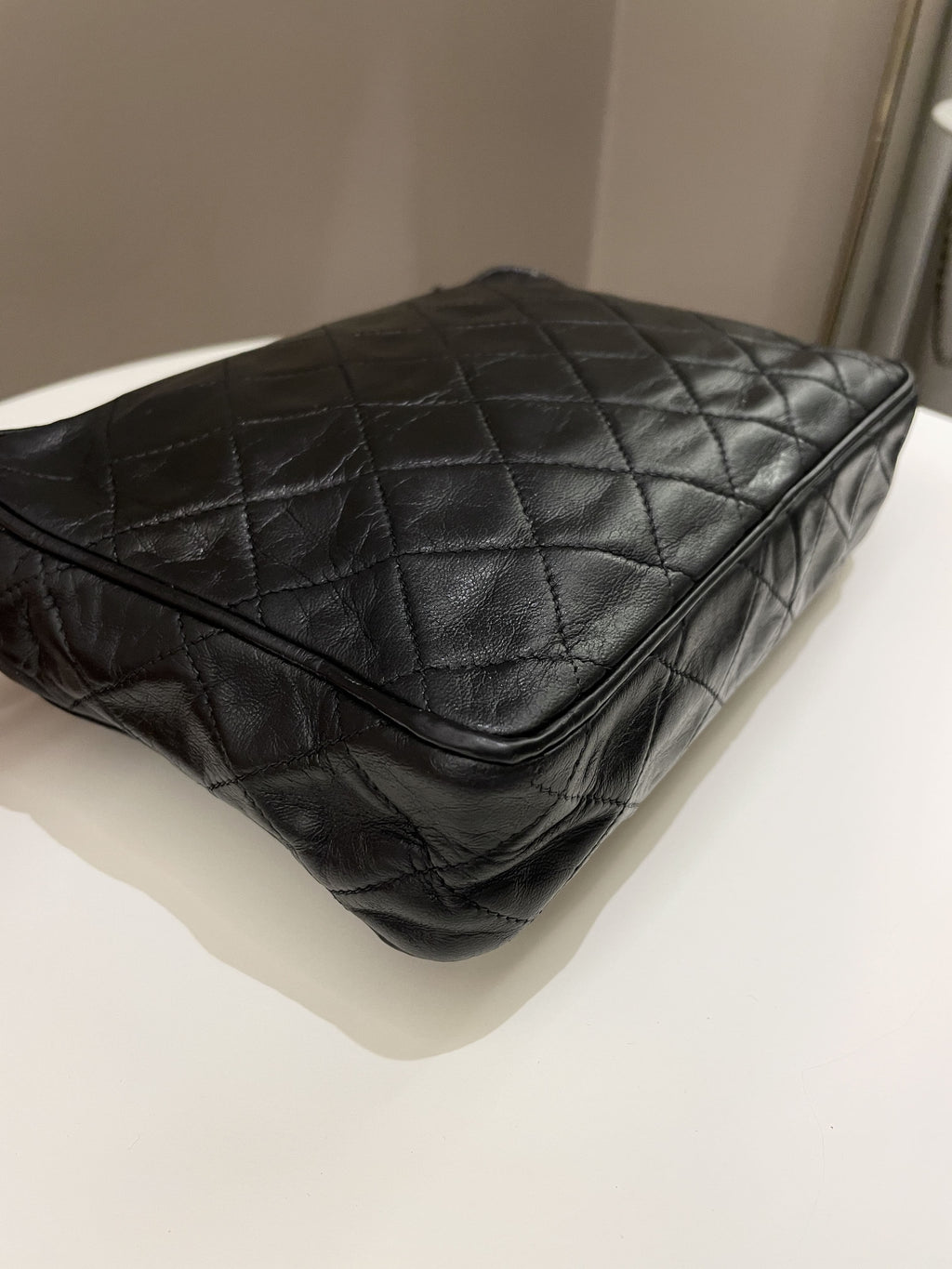 ÃƒÂ¯Ã‚Â»Ã‚Â¿ÃƒÂ¯Ã‚Â»Ã‚Â¿Chanel Vintage Camera Bag Tassle Black Lambskin