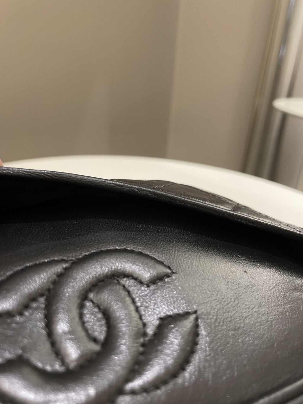 ÃƒÂ¯Ã‚Â»Ã‚Â¿ÃƒÂ¯Ã‚Â»Ã‚Â¿Chanel Vintage Camera Bag Tassle Black Lambskin