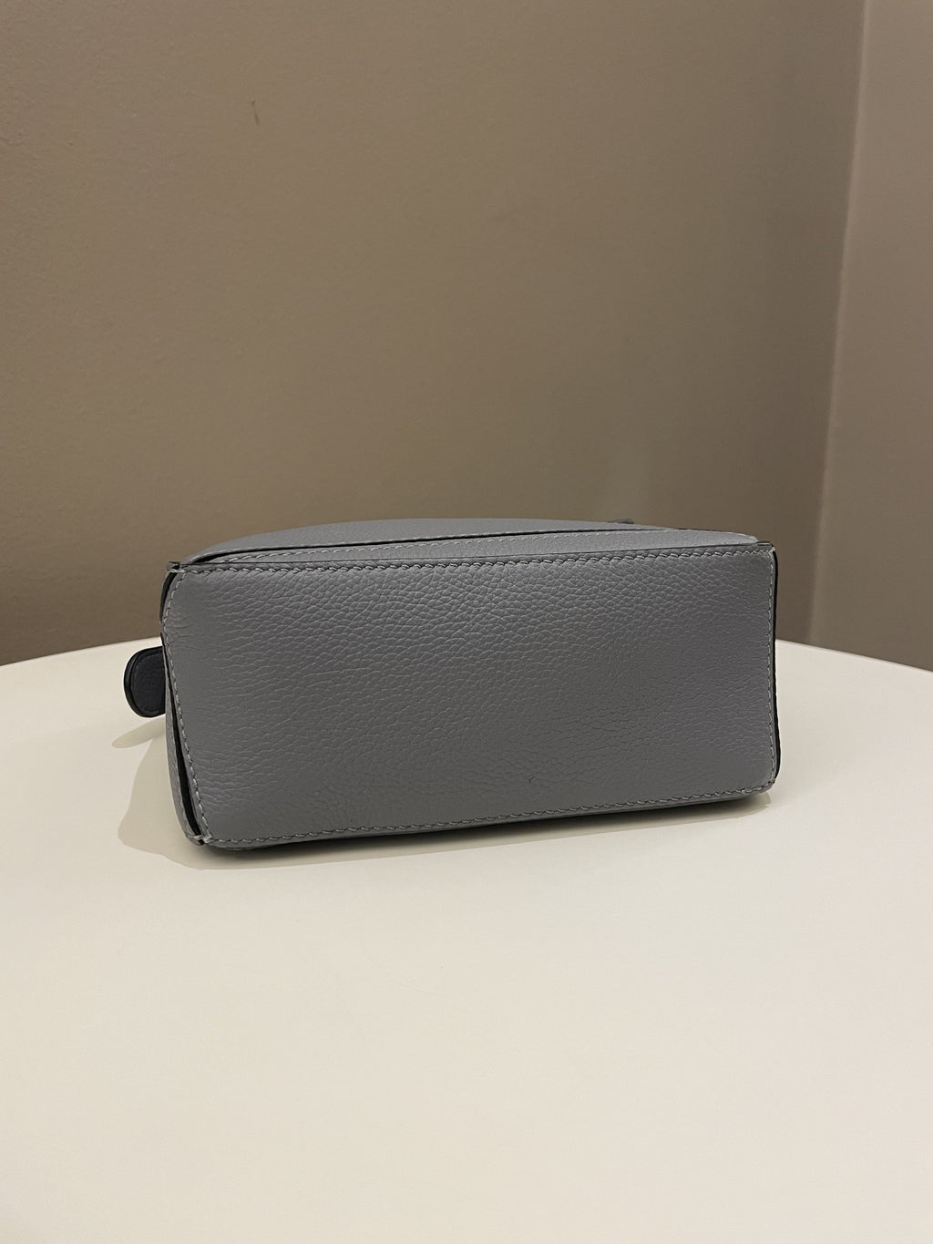 Loewe Mini Puzzle Bag Grey Grainy Calfskin