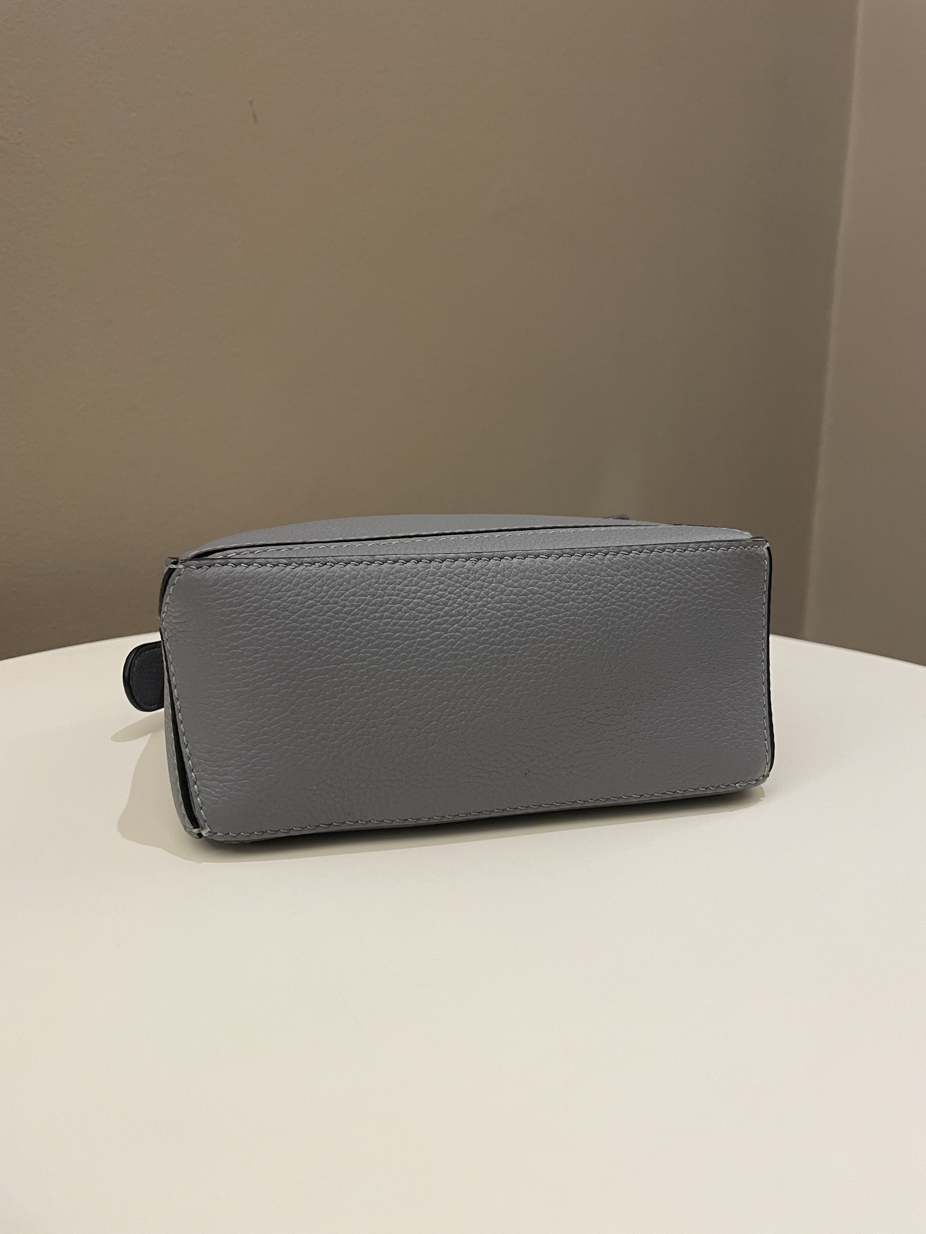 Loewe Mini Puzzle Bag Grey Grainy Calfskin