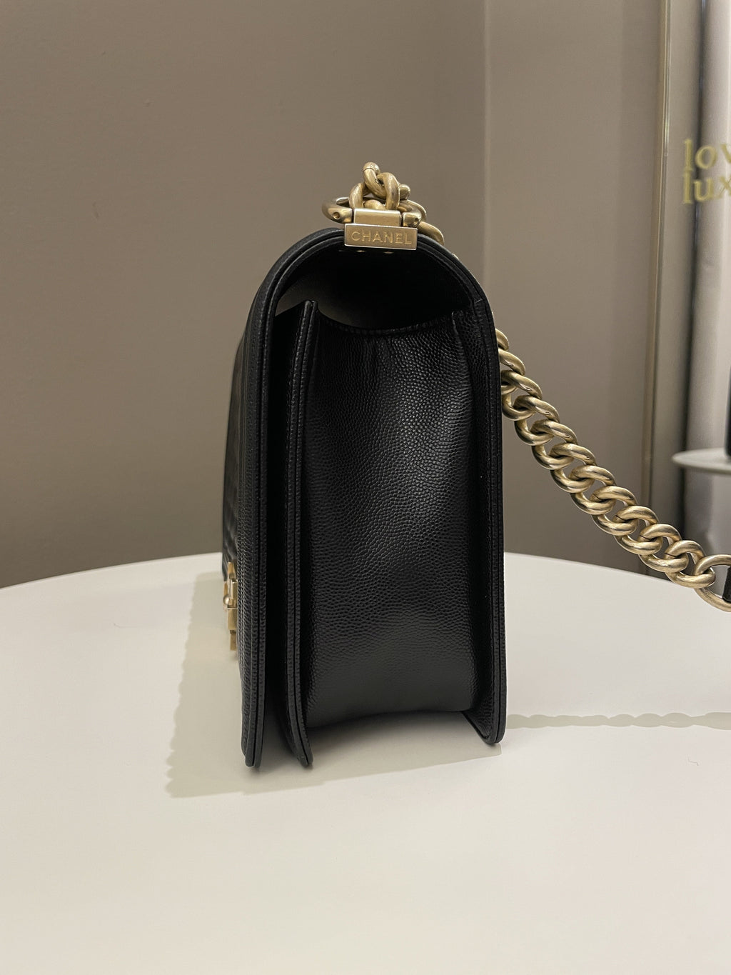 Chanel Quilted New Medium Boy Black Caviar