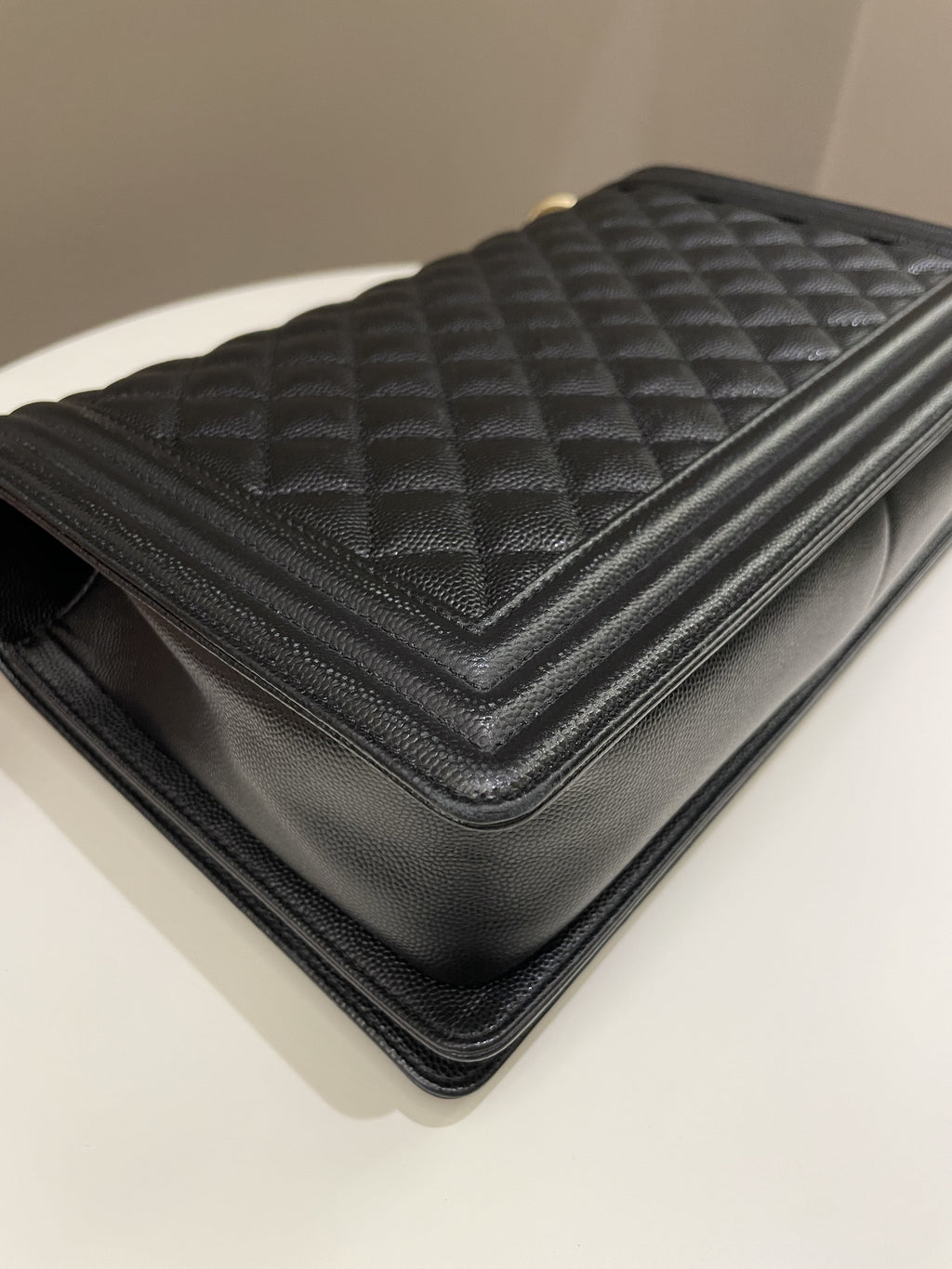 Chanel Quilted New Medium Boy Black Caviar