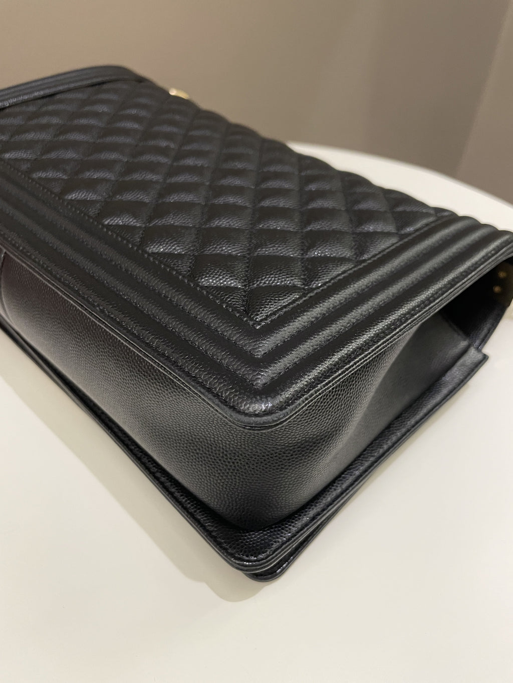 Chanel Quilted New Medium Boy Black Caviar