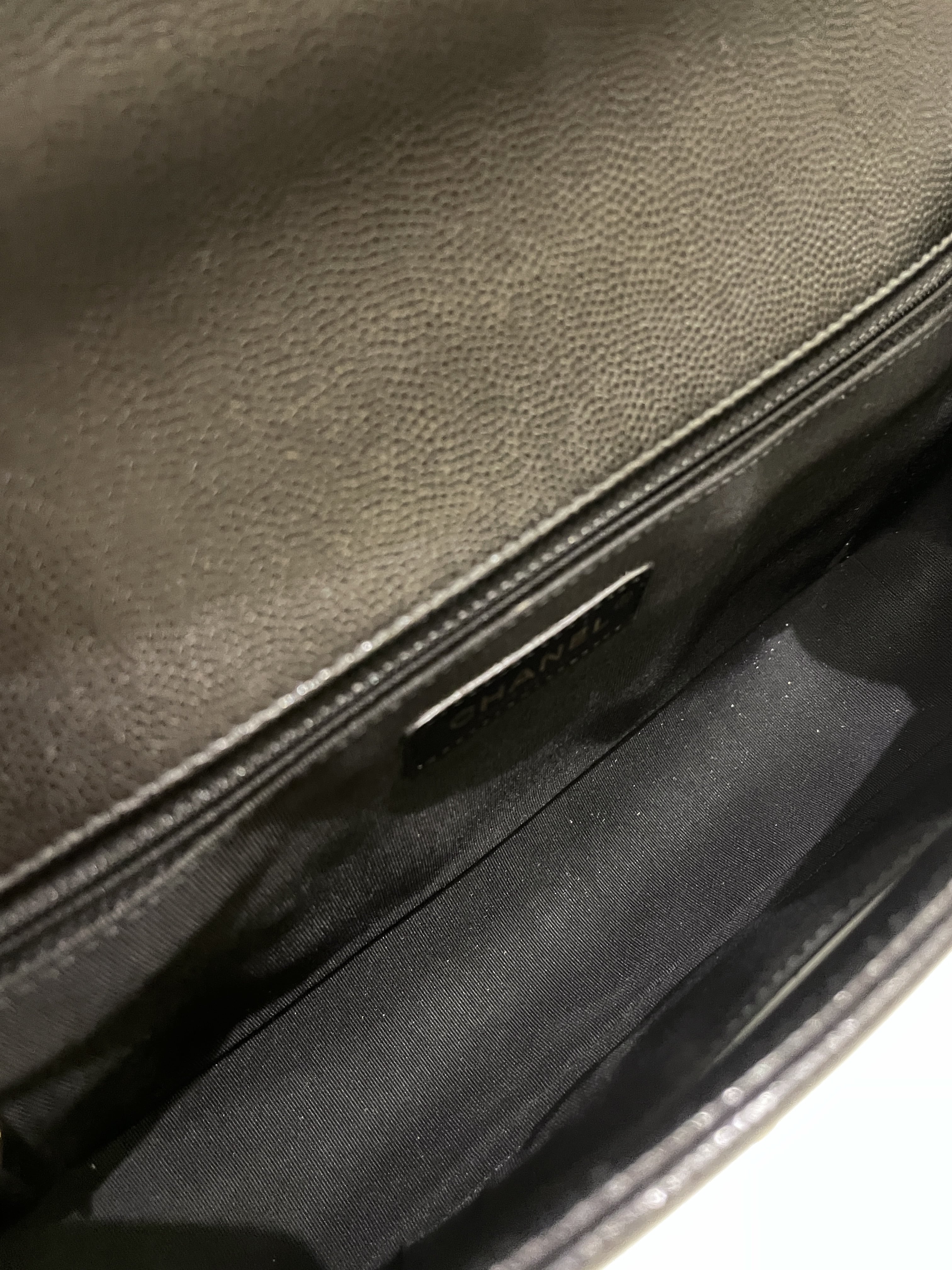 Chanel Quilted New Medium Boy Black Caviar