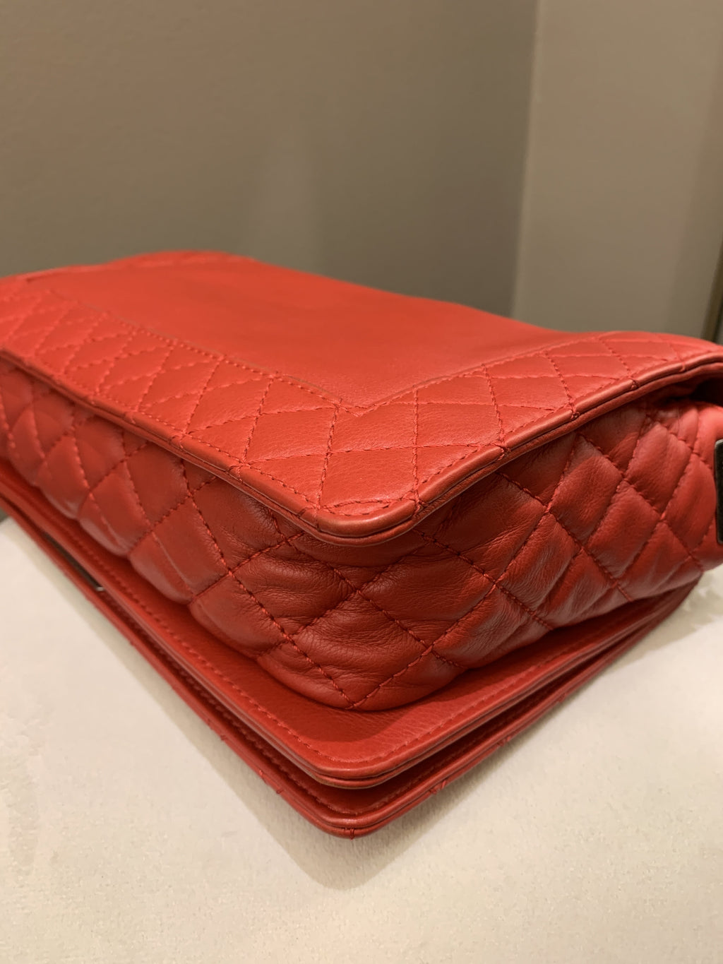 Chanel Boy Reverso Red Calfskin