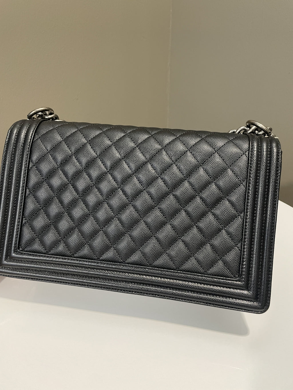 Chanel Quilted New Medium Boy Black Caviar