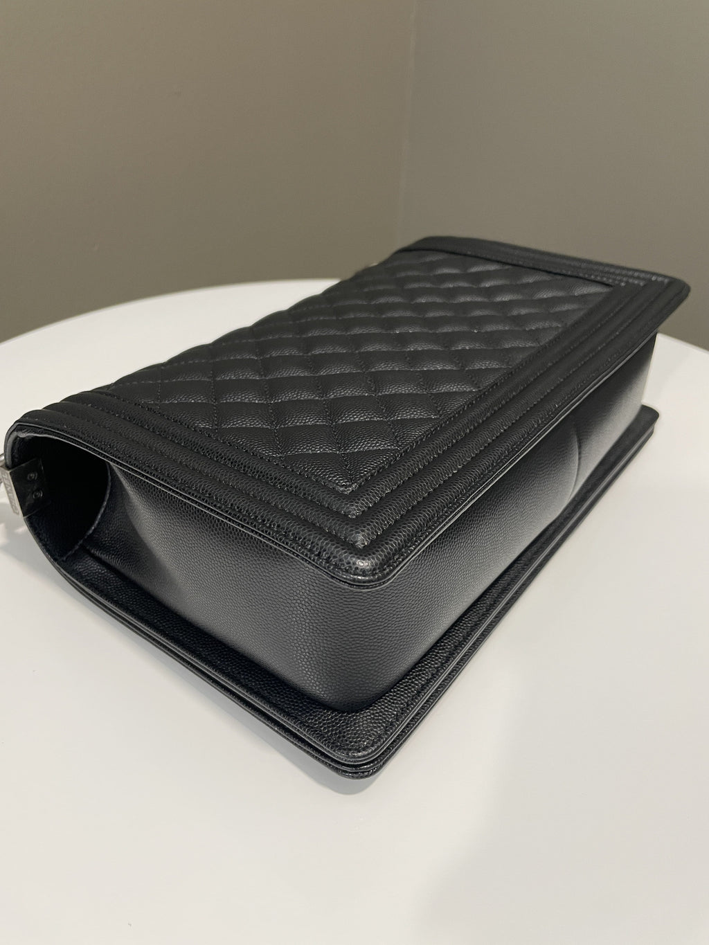 Chanel Quilted New Medium Boy Black Caviar