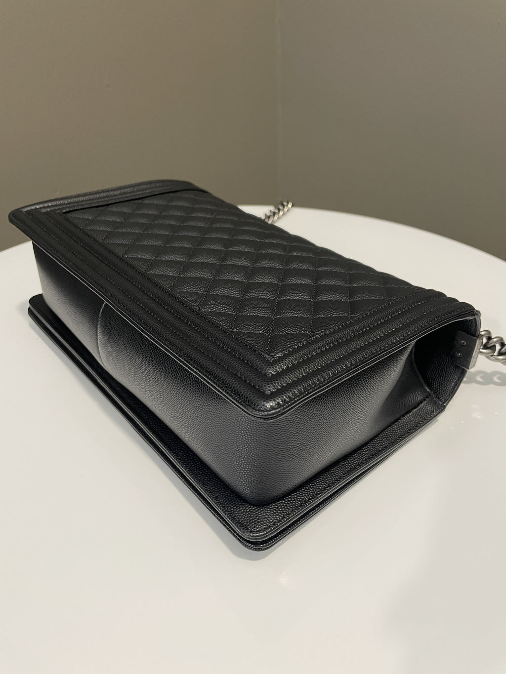 Chanel Quilted New Medium Boy Black Caviar