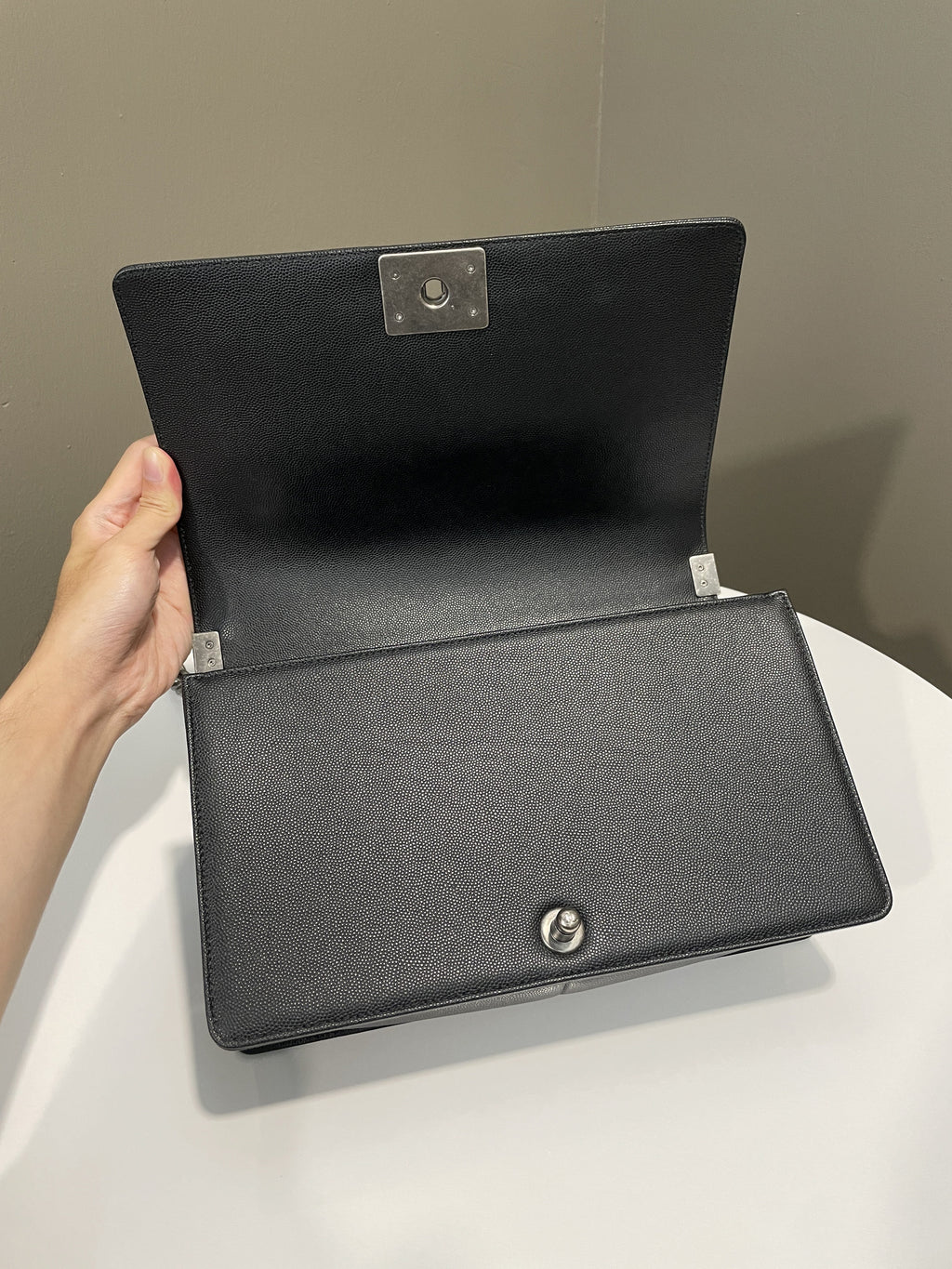 Chanel Quilted New Medium Boy Black Caviar