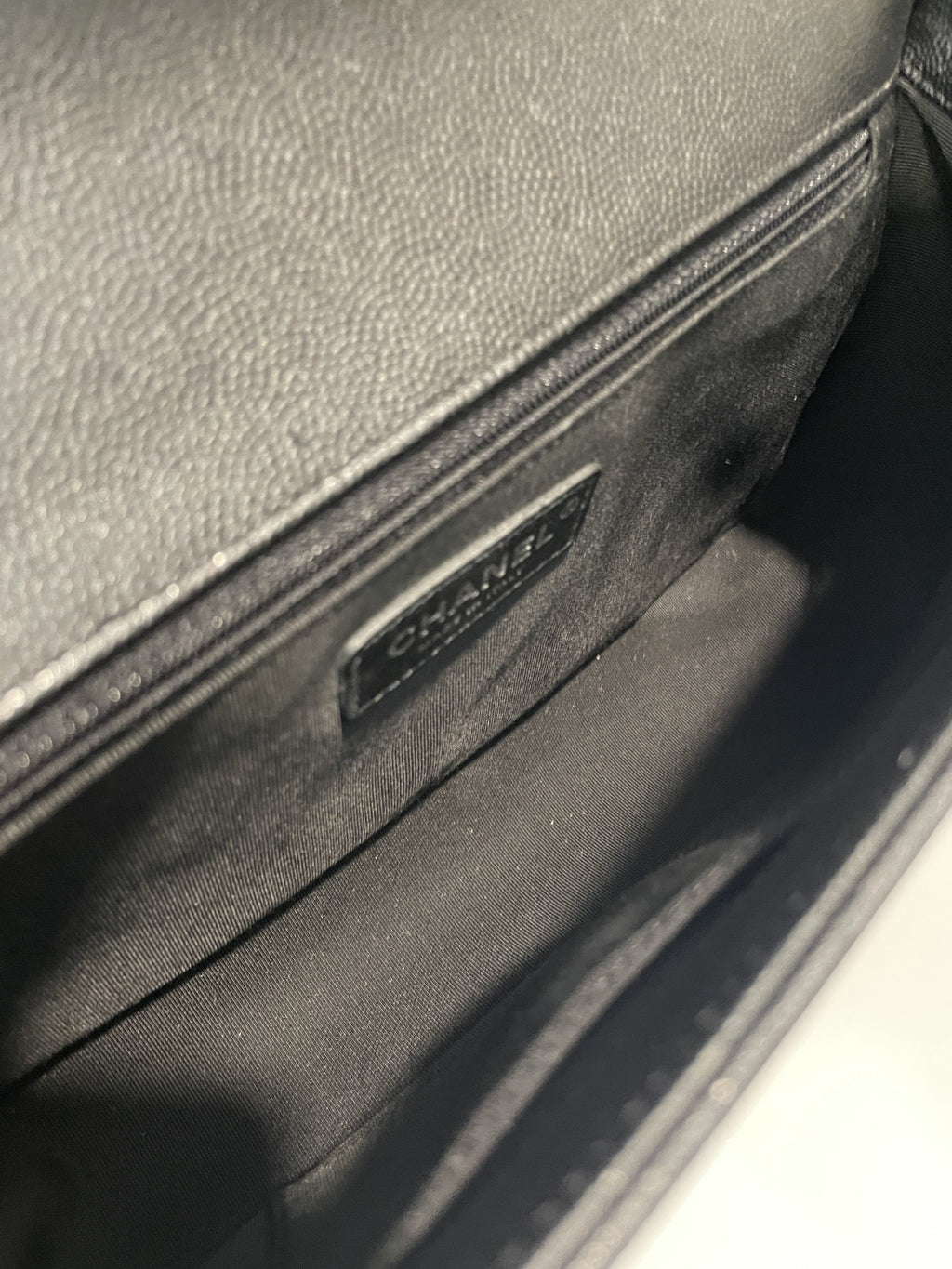 Chanel Quilted New Medium Boy Black Caviar