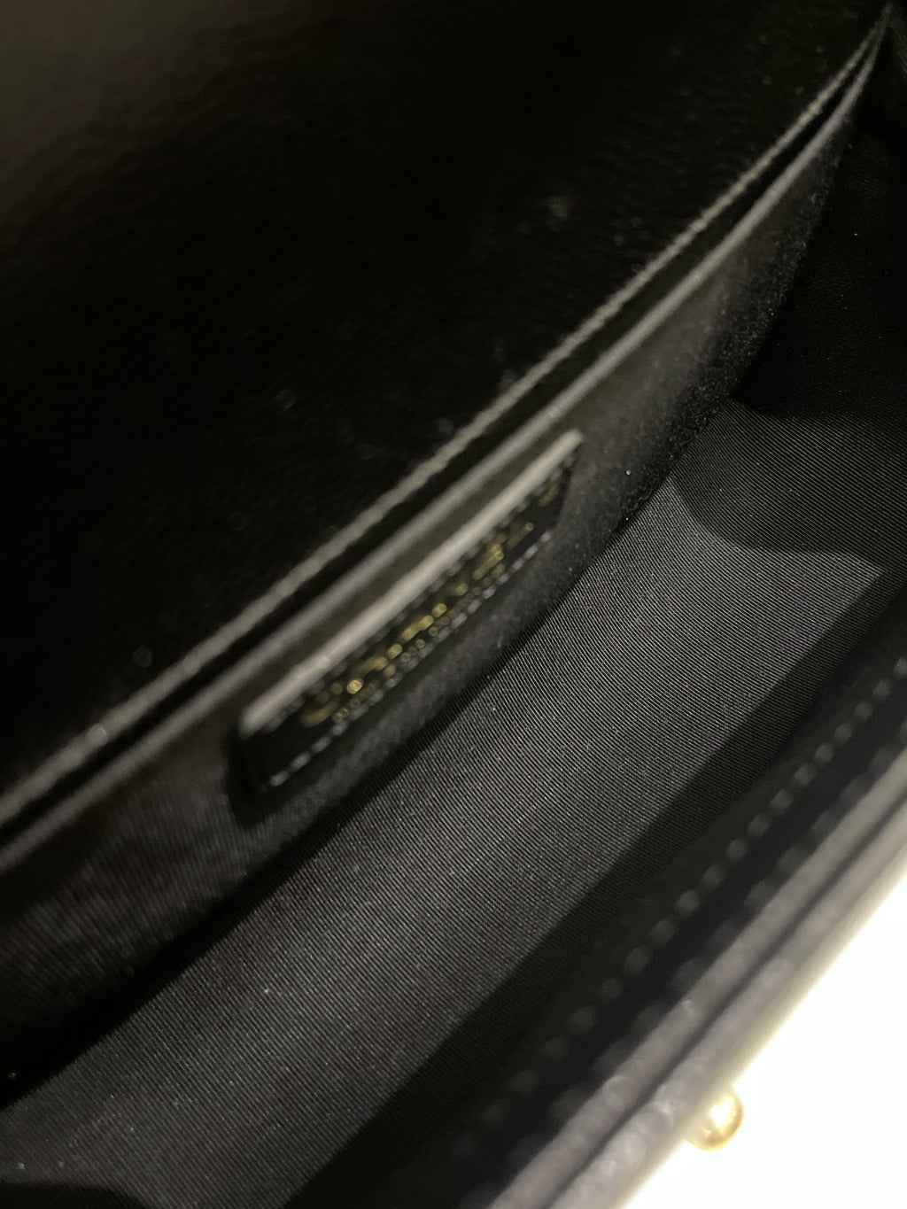 Chanel Quilted Boy Old Medium Black Caviar
