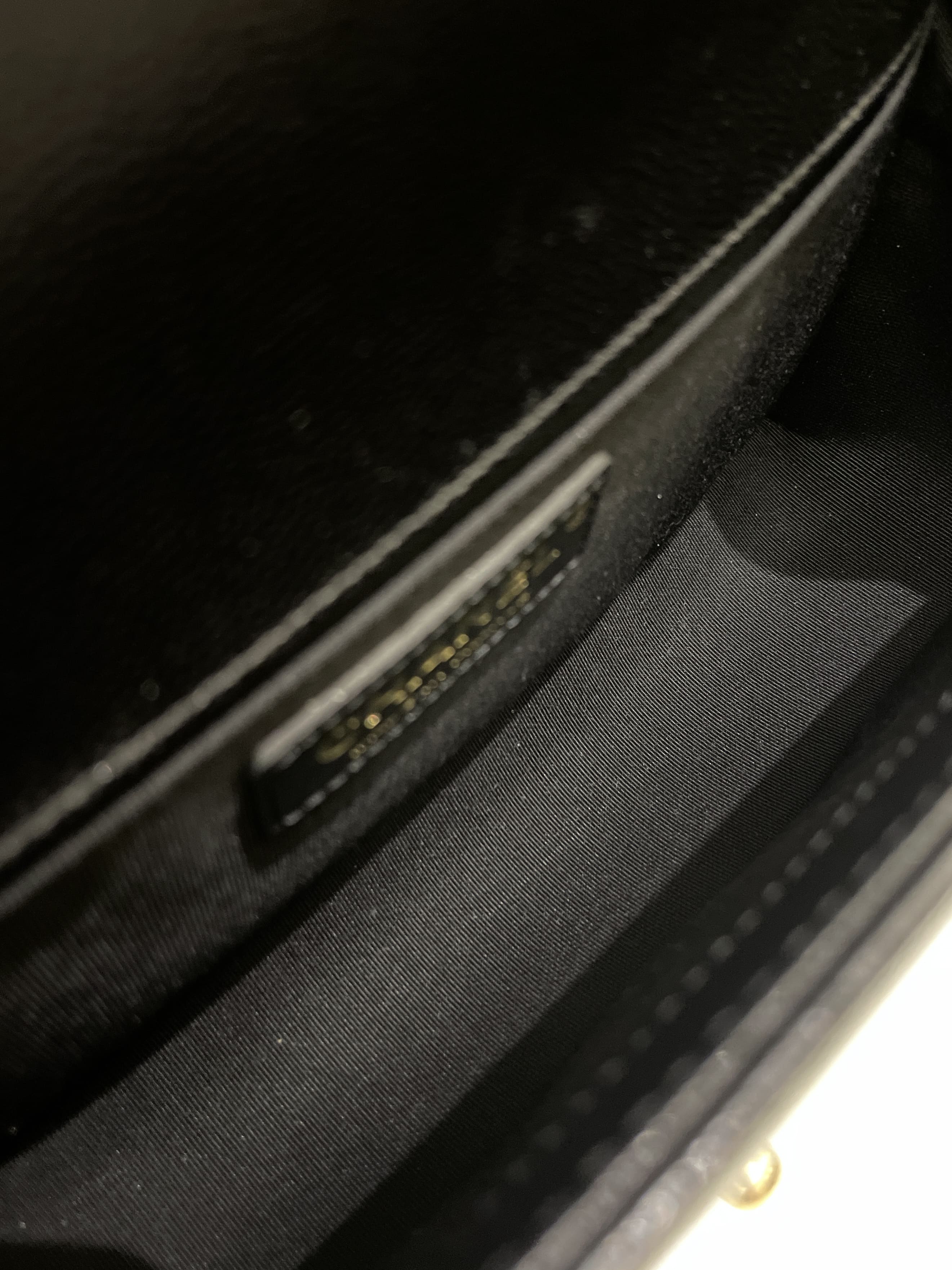 Chanel Quilted Boy Old Medium Black Caviar