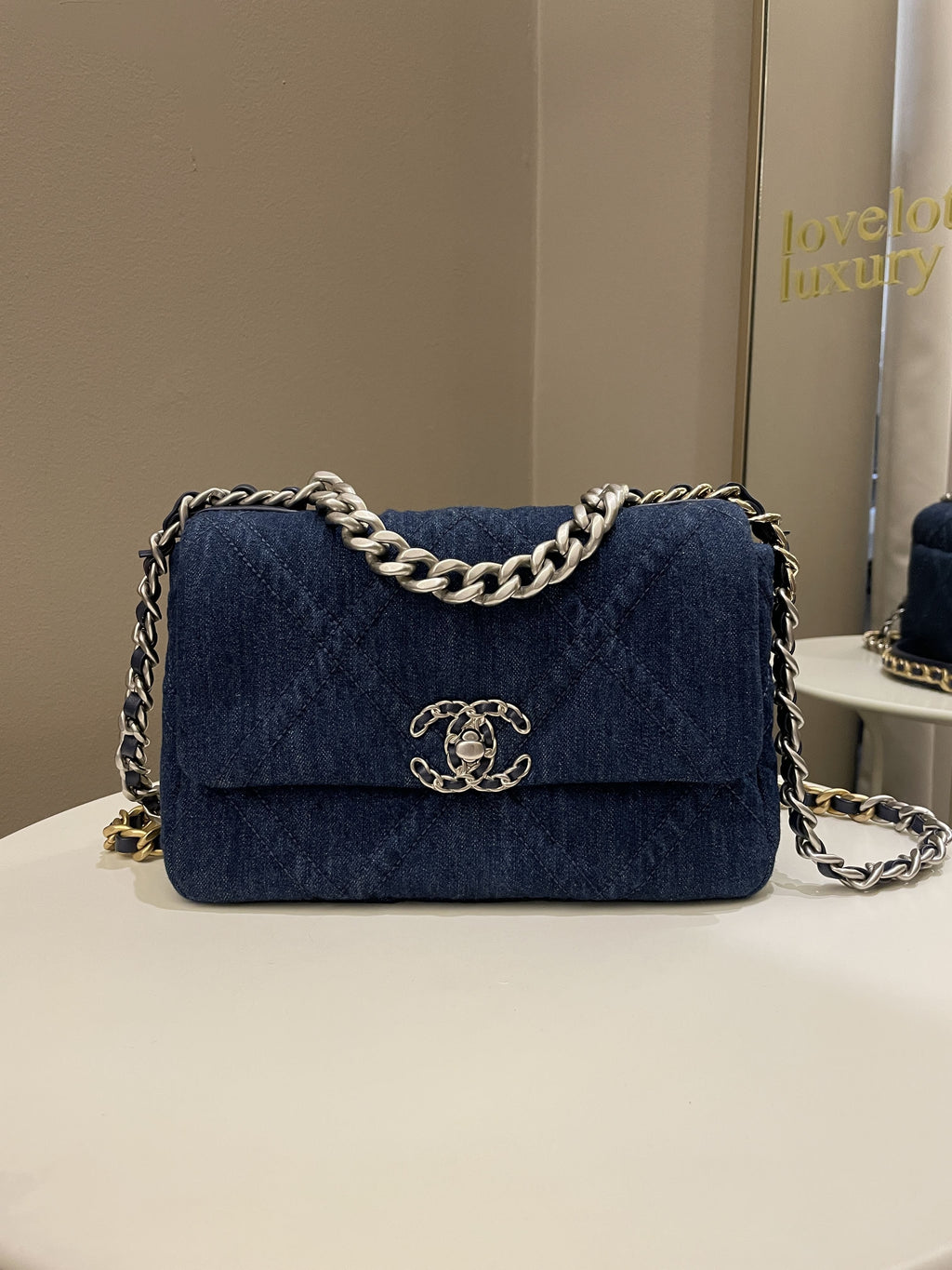 Chanel 19 Flap Bag Dark Denim