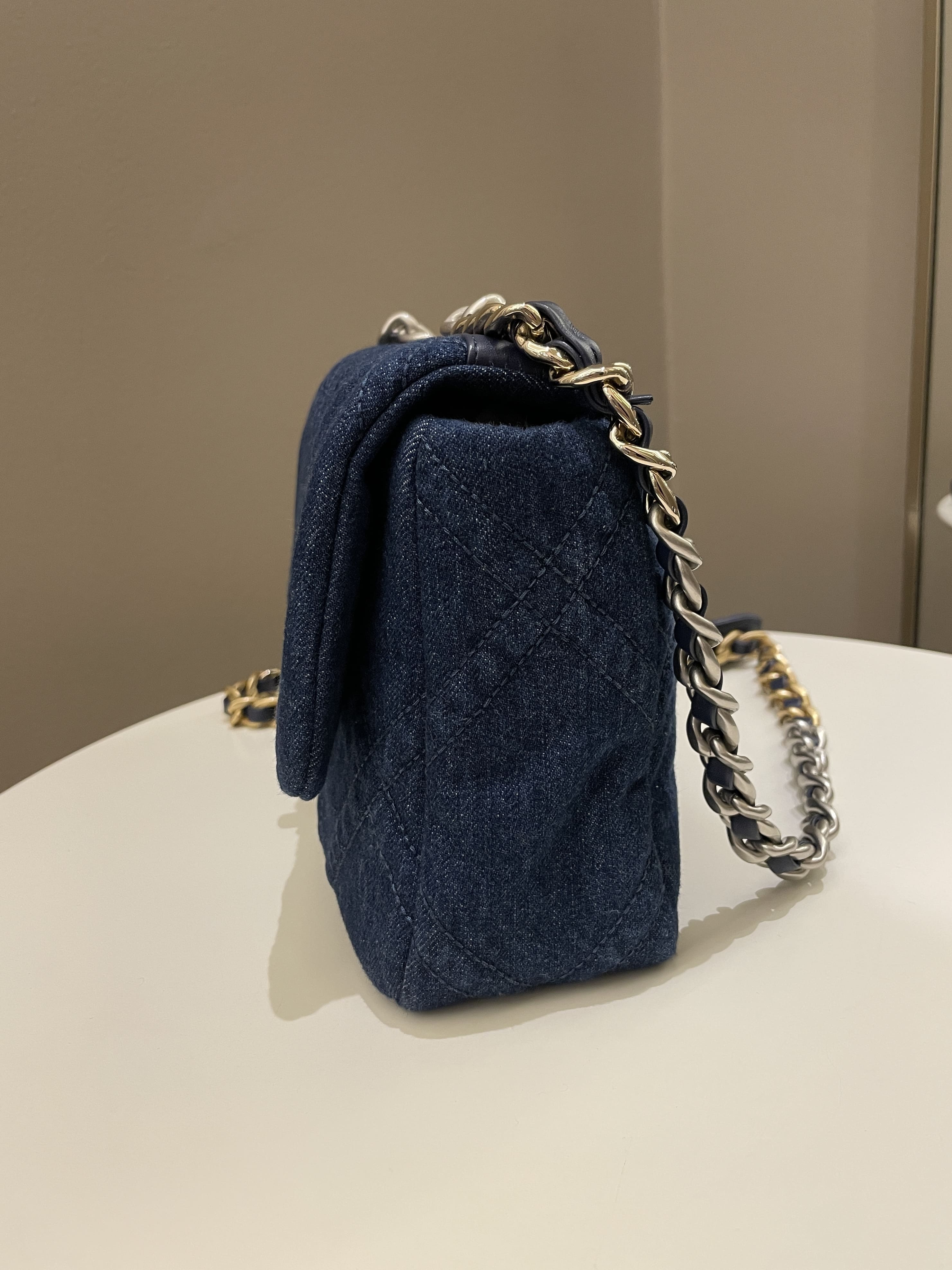 Chanel 19 Flap Bag Dark Denim
