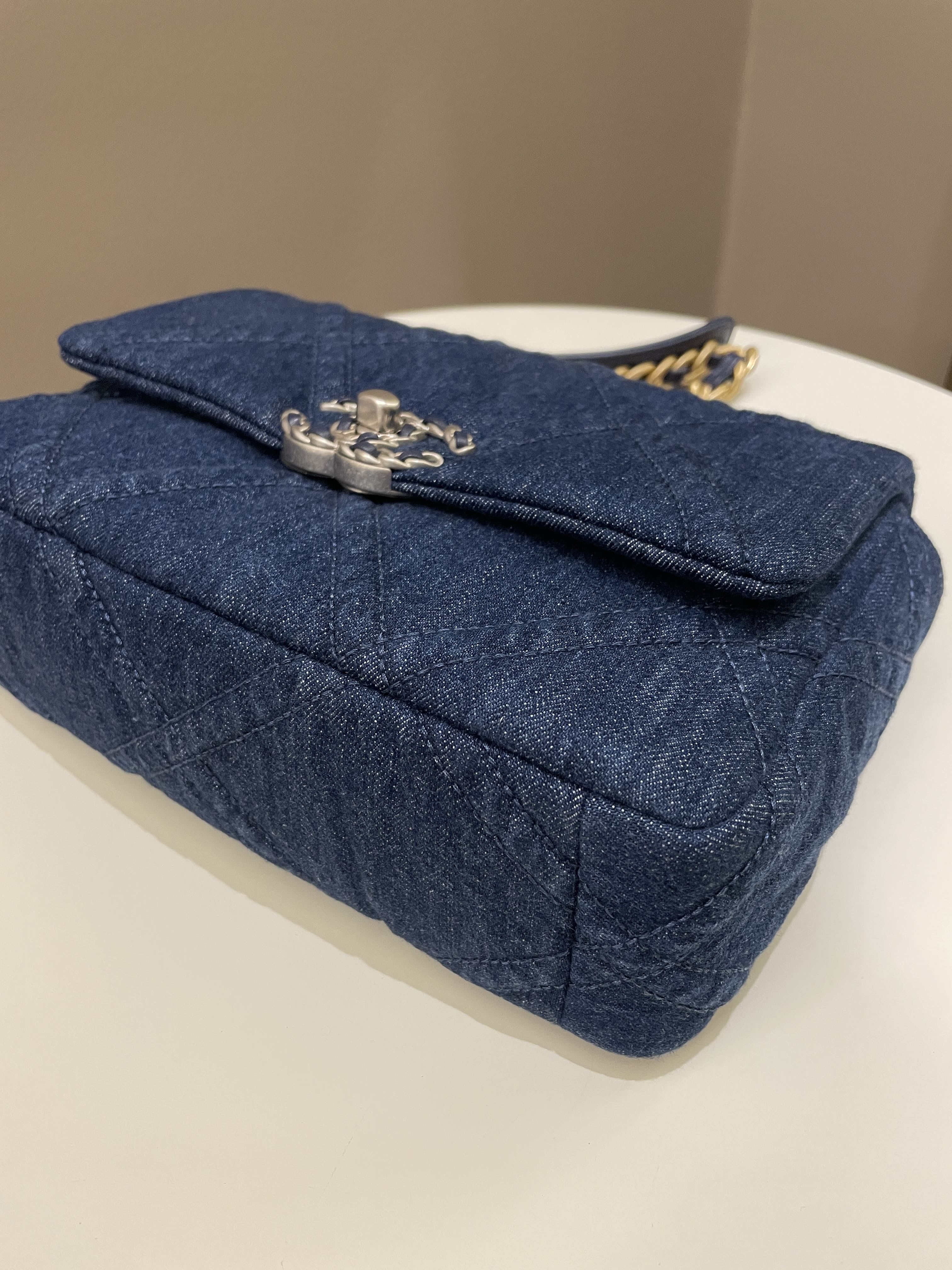 Chanel 19 Flap Bag Dark Denim
