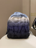 Chanel 18P Doudoune Backpack  Ombre Blue Nylon