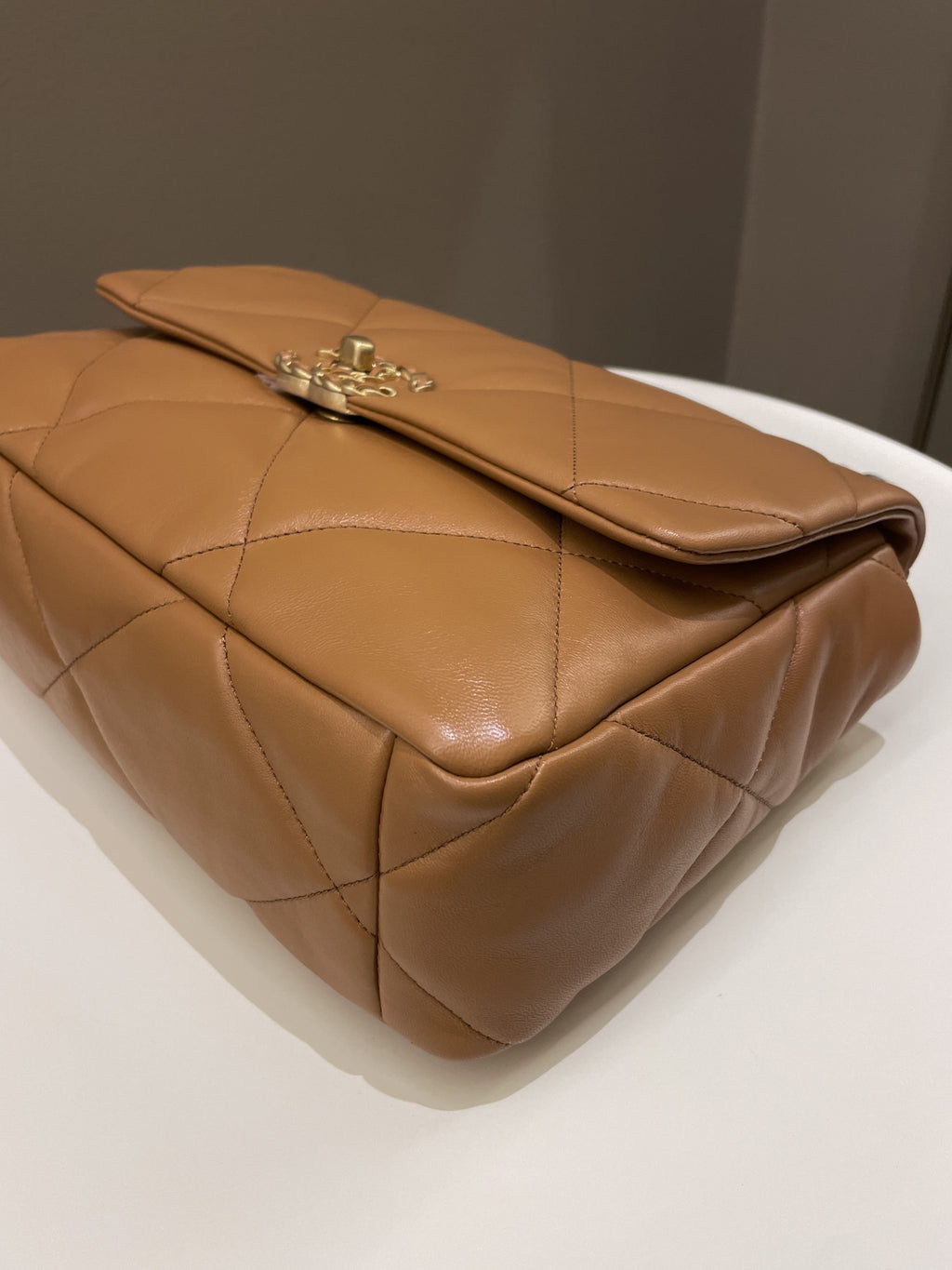 Chanel 19 Flap Bag Caramel Lambskin