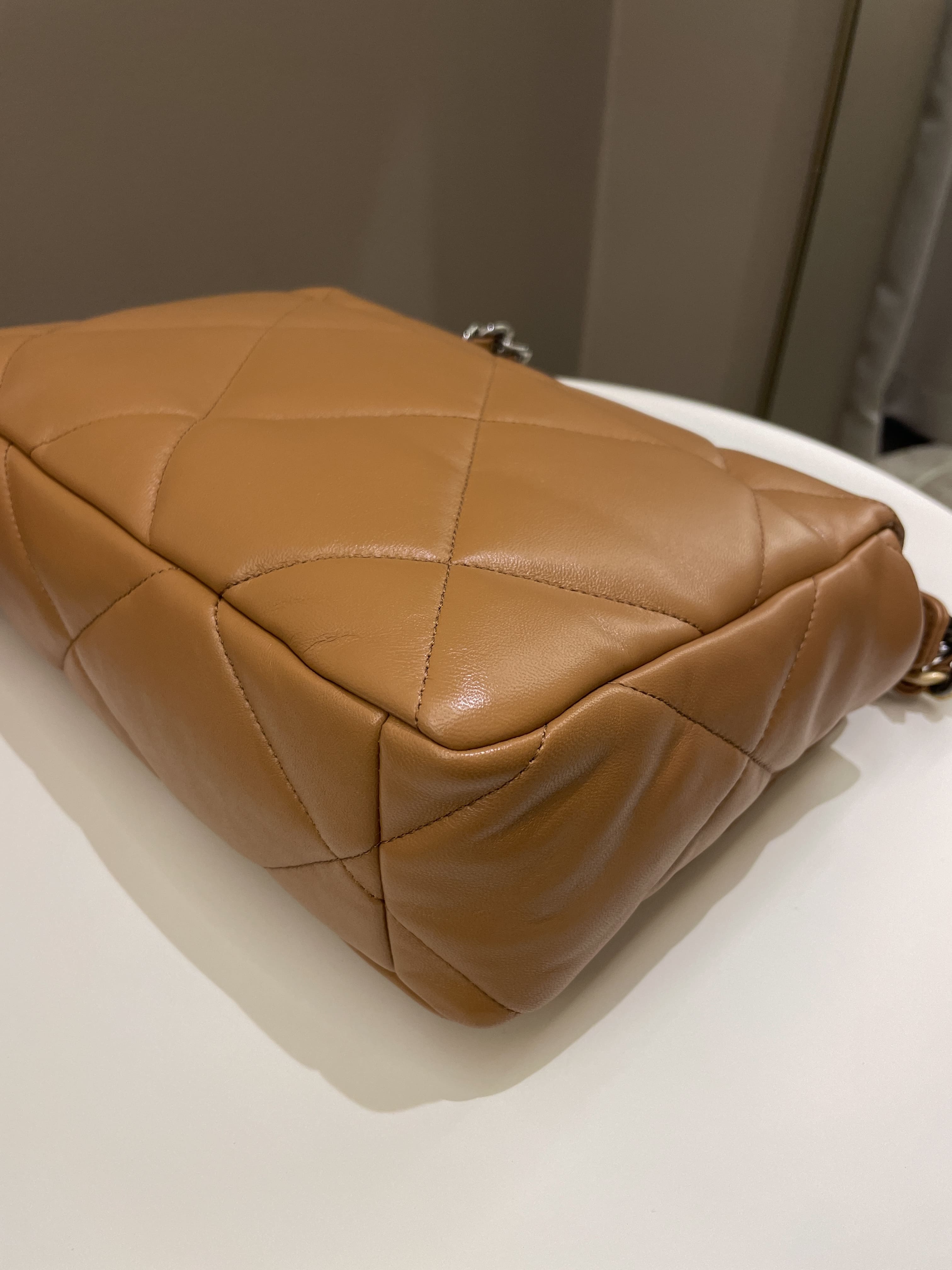 Chanel 19 Flap Bag Caramel Lambskin