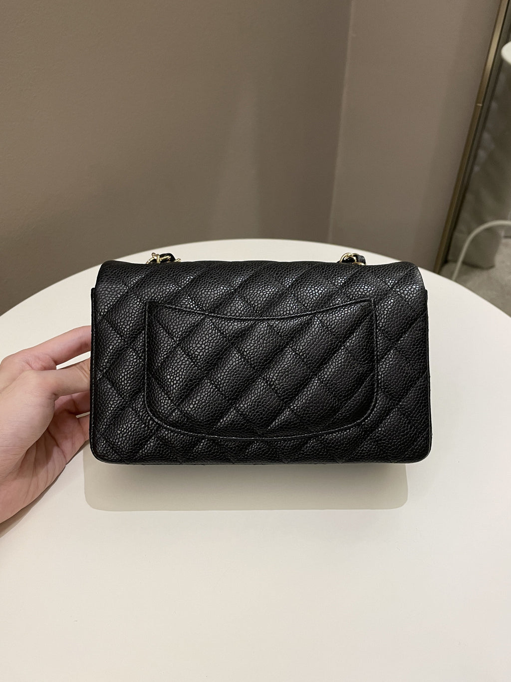 Chanel Classic Quilted Mini Rectangular Black Caviar