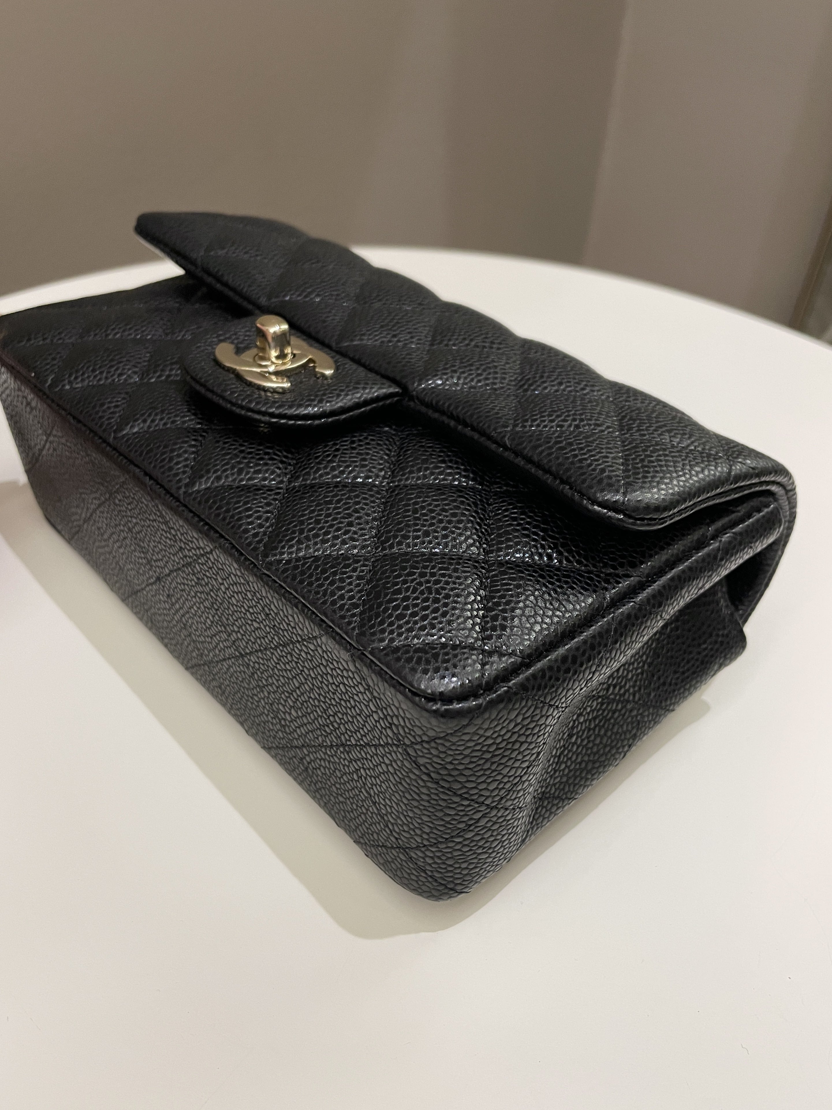 Chanel Classic Quilted Mini Rectangular Black Caviar