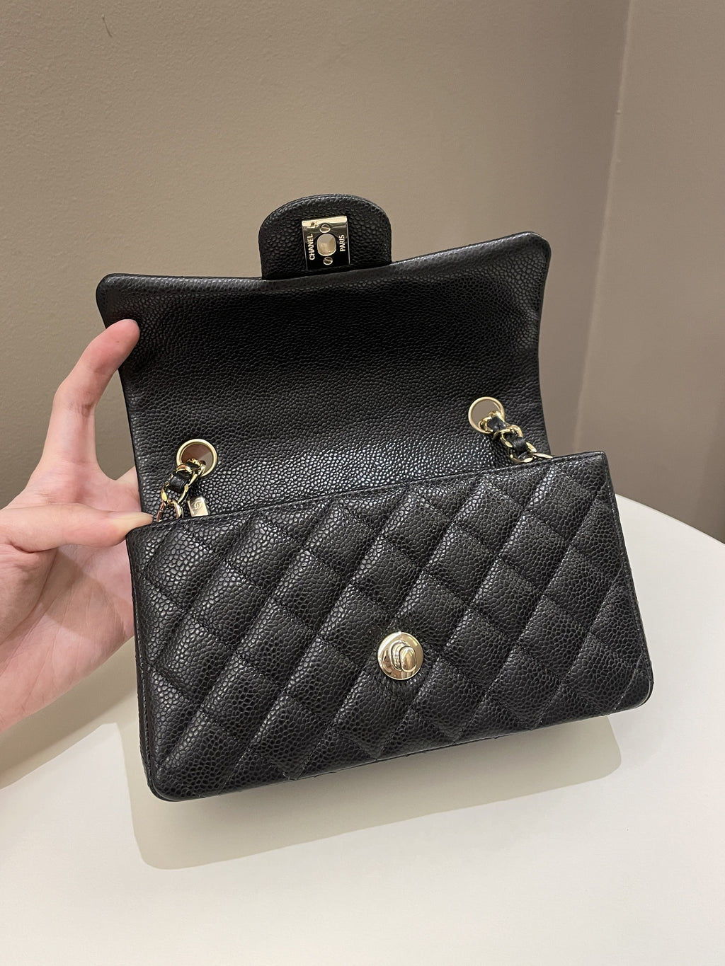 Chanel Classic Quilted Mini Rectangular Black Caviar