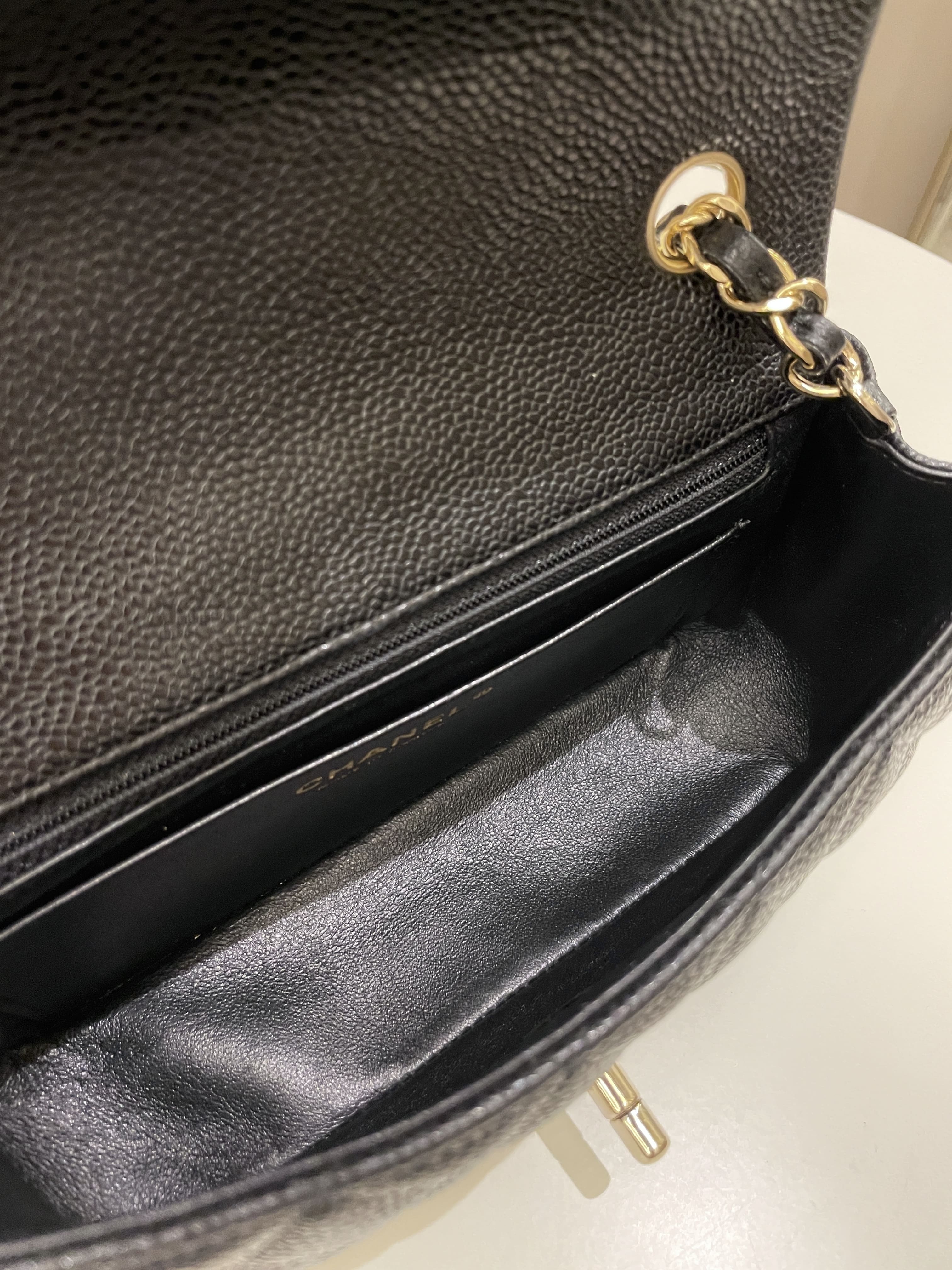 Chanel Classic Quilted Mini Rectangular Black Caviar