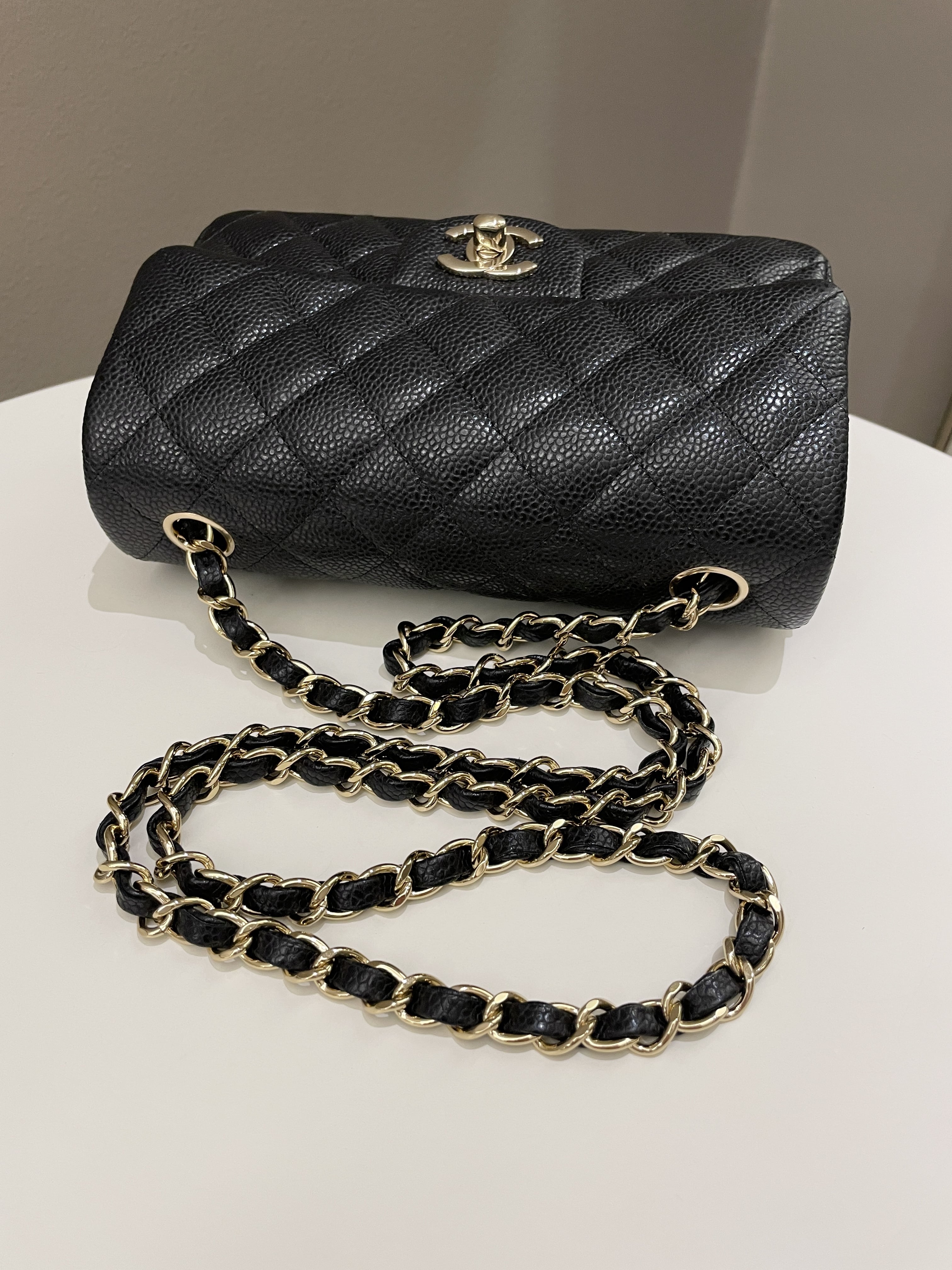 Chanel Classic Quilted Mini Rectangular Black Caviar