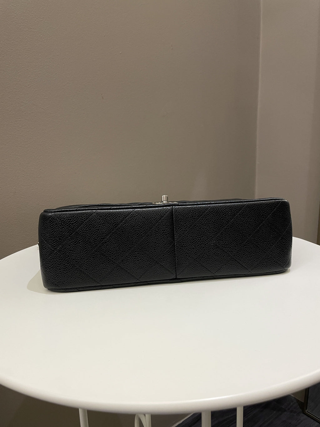 Chanel Classic Quilted Jumbo Double Flap Black Caviar