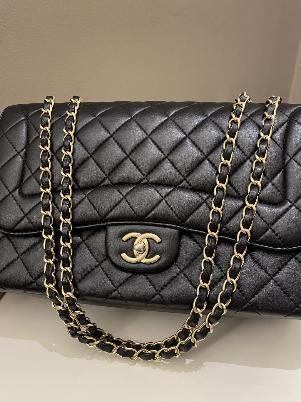 Chanel Mademoiselle Single Flap Black Lambskin