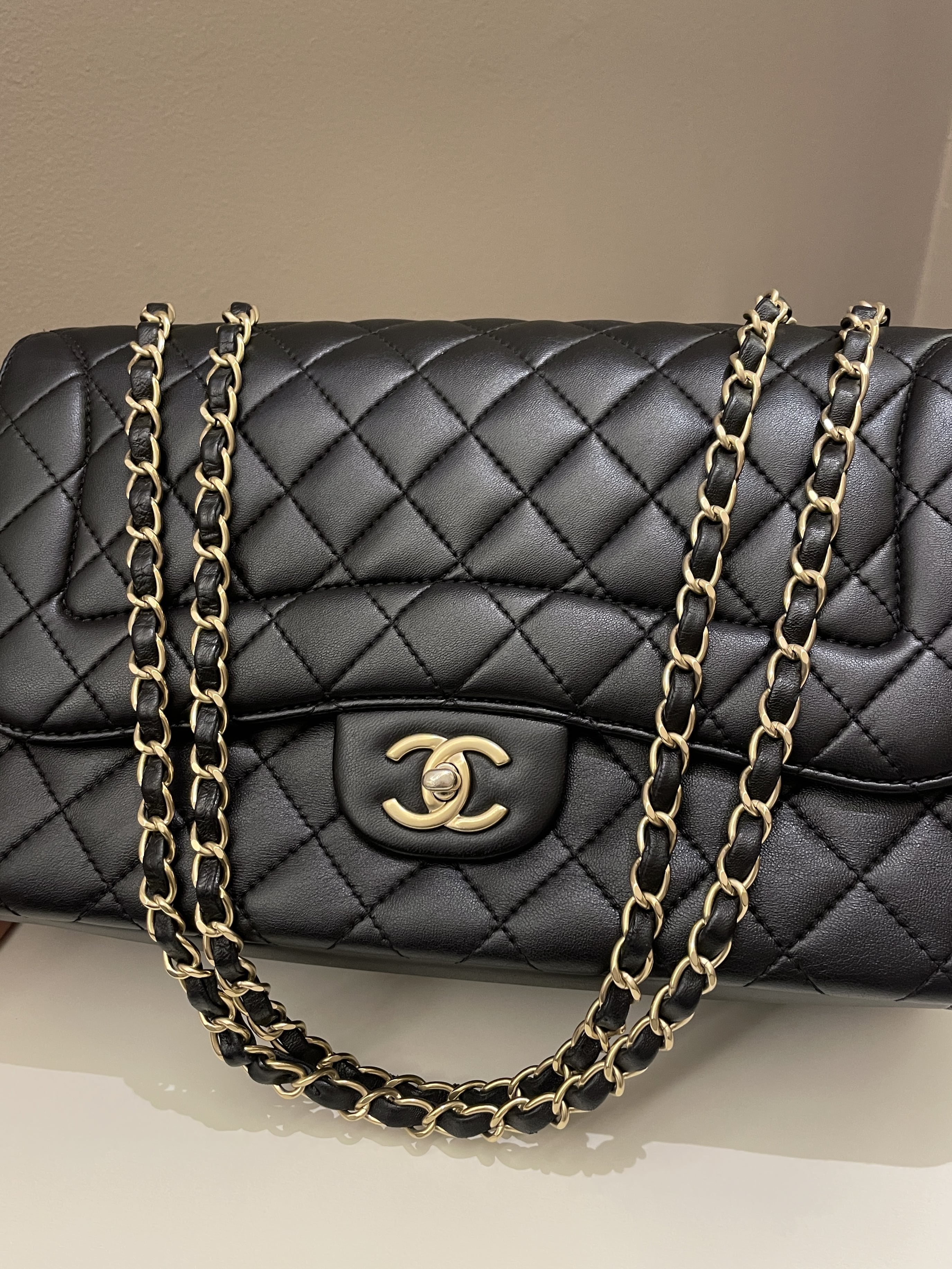 Chanel Mademoiselle Single Flap Black Lambskin