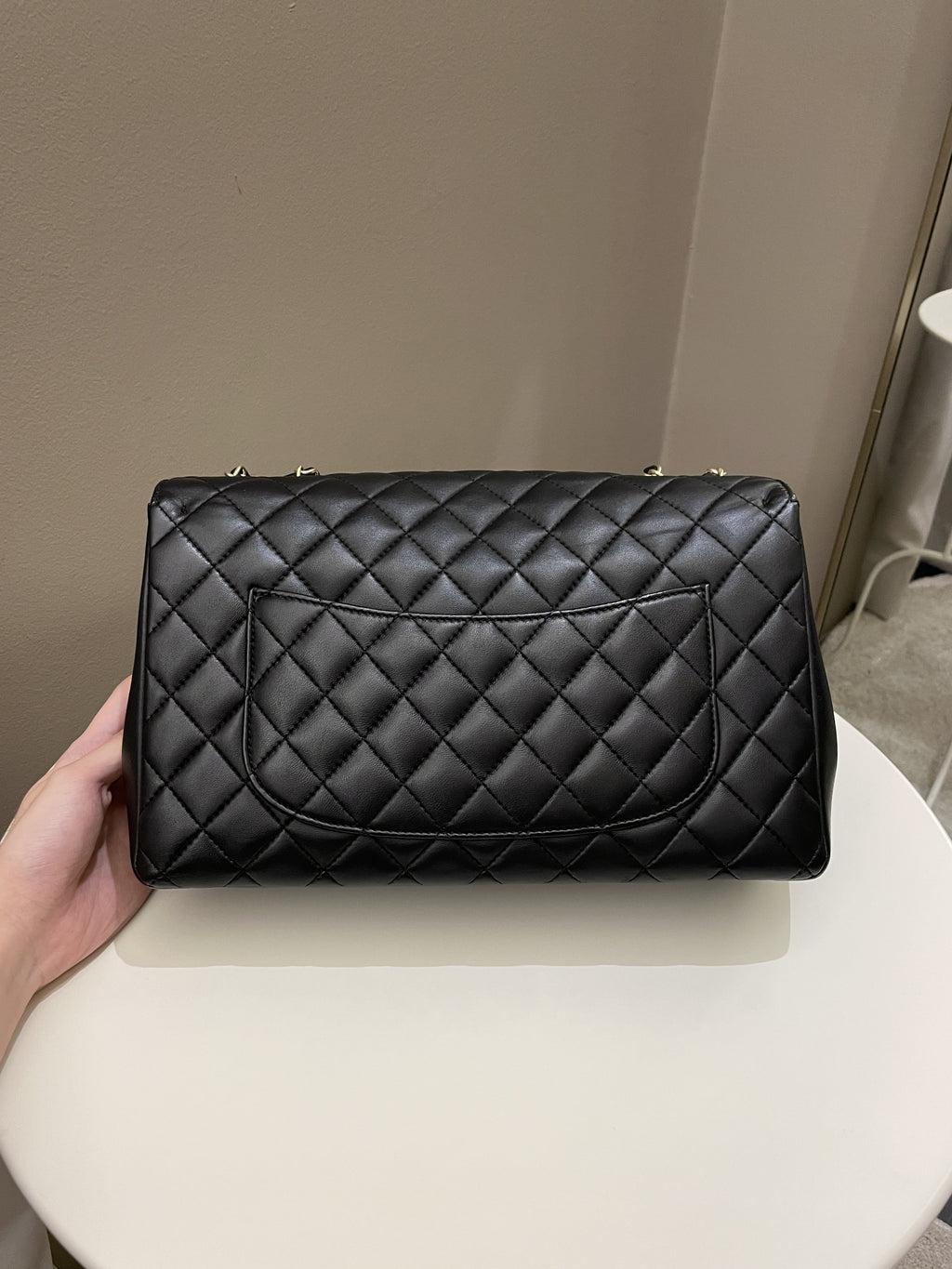 Chanel Mademoiselle Single Flap Black Lambskin