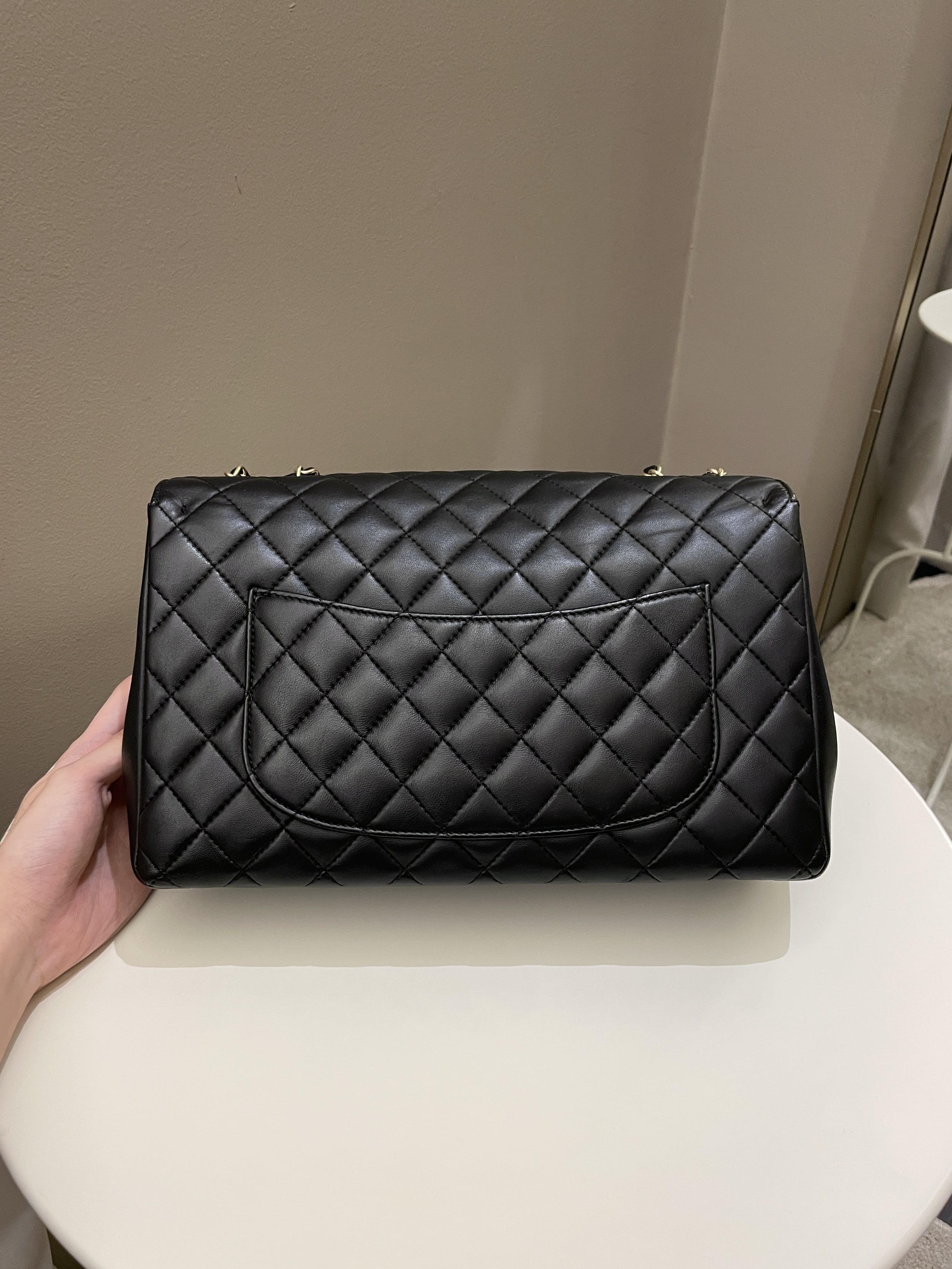 Chanel Mademoiselle Single Flap Black Lambskin