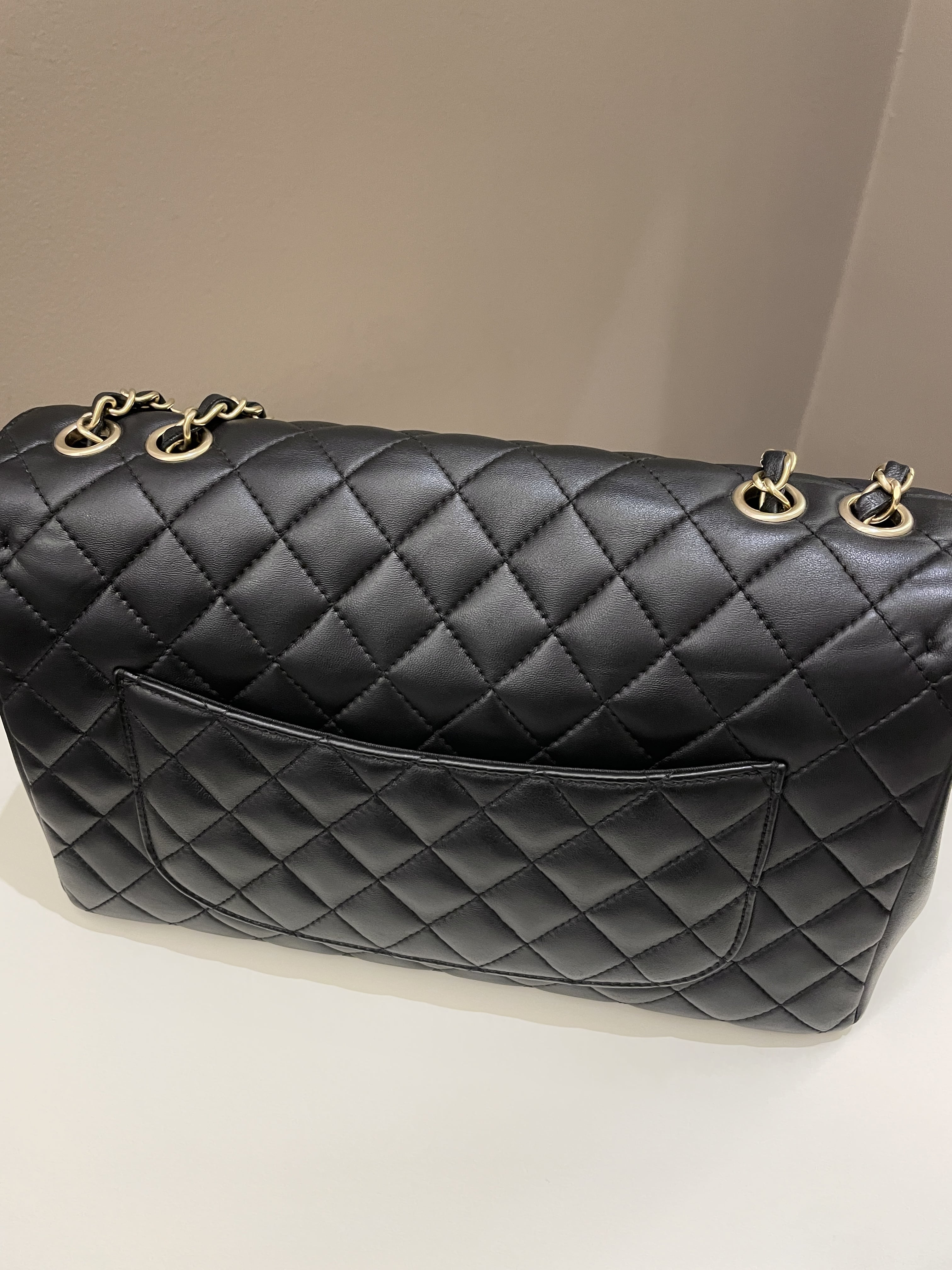Chanel Mademoiselle Single Flap Black Lambskin