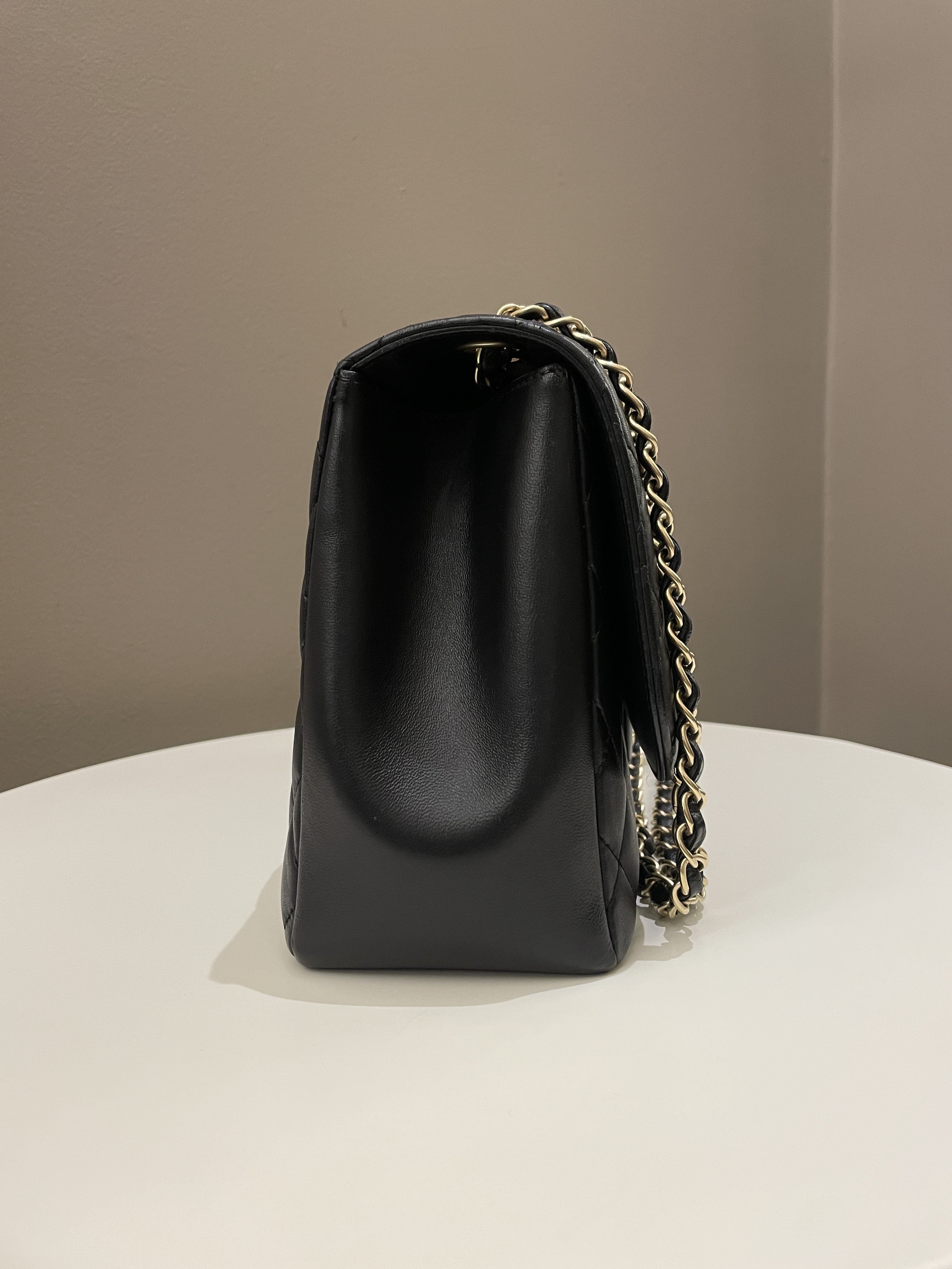 Chanel Mademoiselle Single Flap Black Lambskin