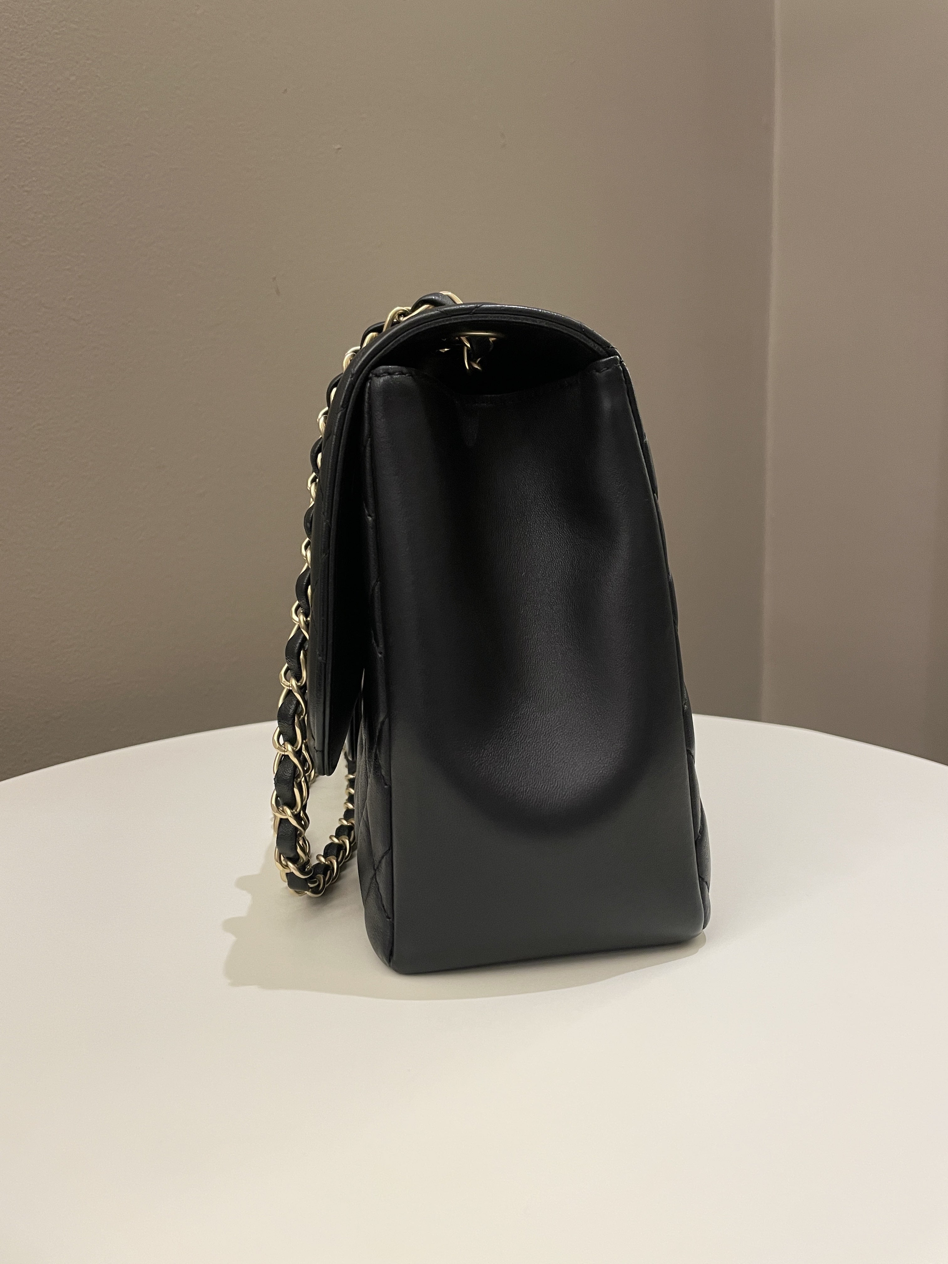 Chanel Mademoiselle Single Flap Black Lambskin