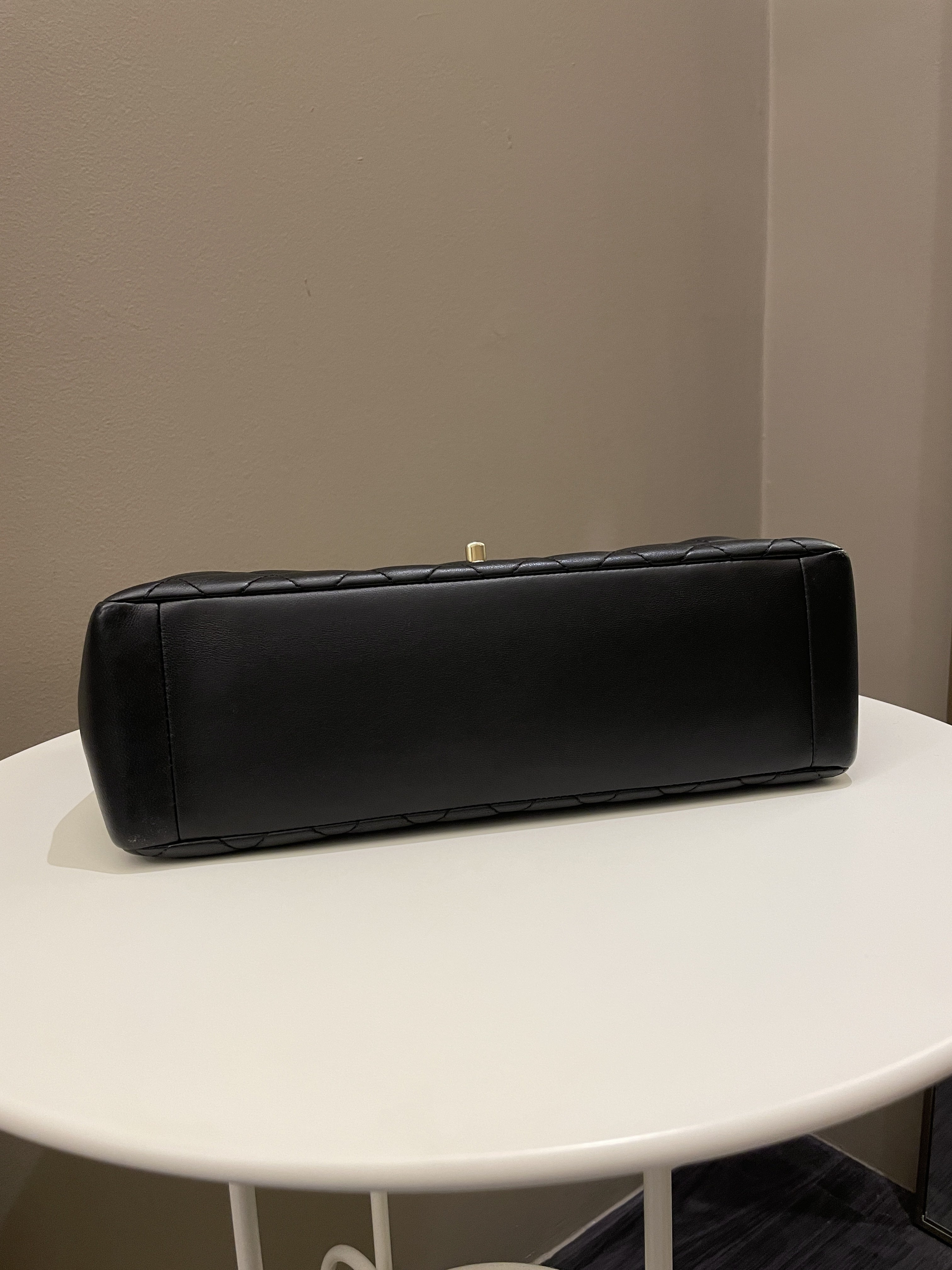 Chanel Mademoiselle Single Flap Black Lambskin