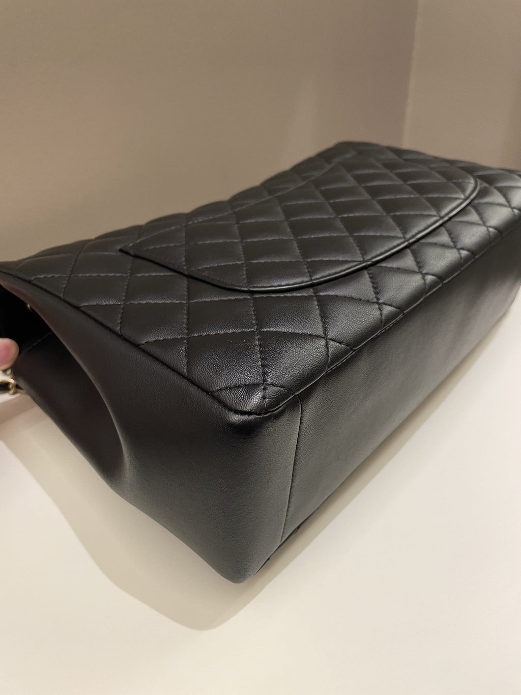 Chanel Mademoiselle Single Flap Black Lambskin