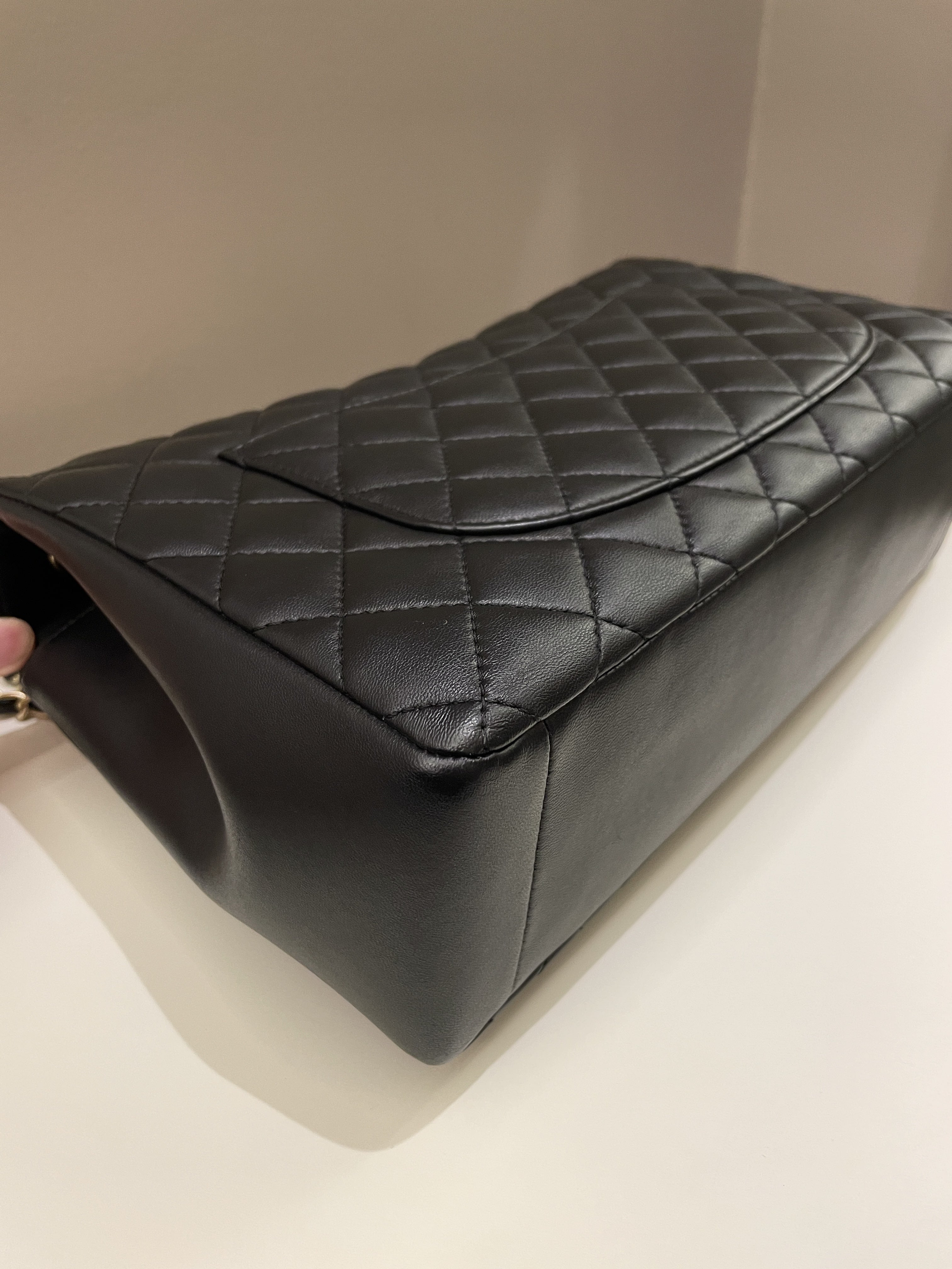 Chanel Mademoiselle Single Flap Black Lambskin
