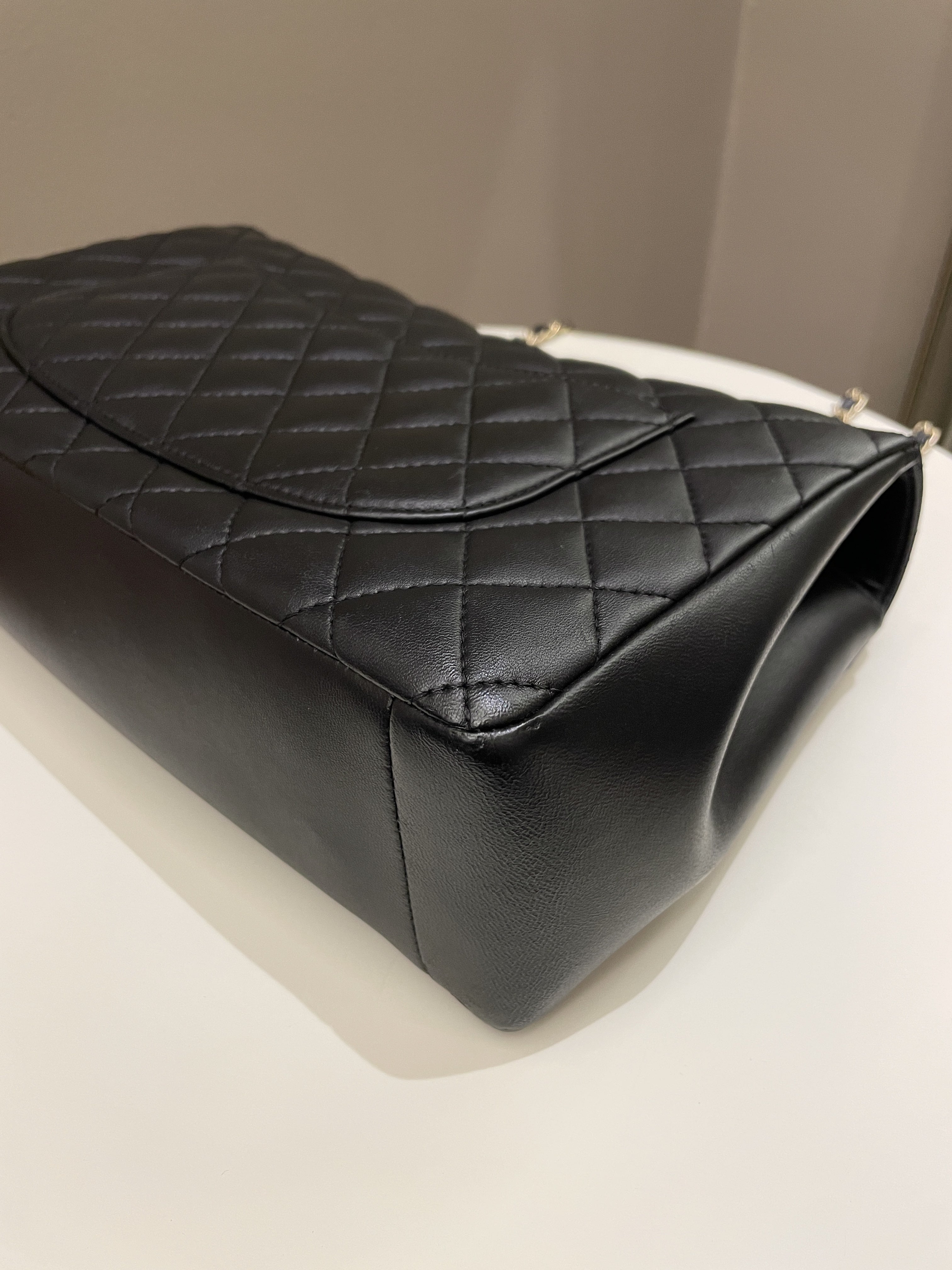 Chanel Mademoiselle Single Flap Black Lambskin