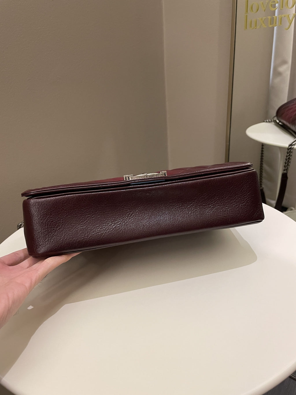 Chanel Quilted Boy Large Burgundy OmbrÃƒÆ’Ã‚Â© Calfskin
