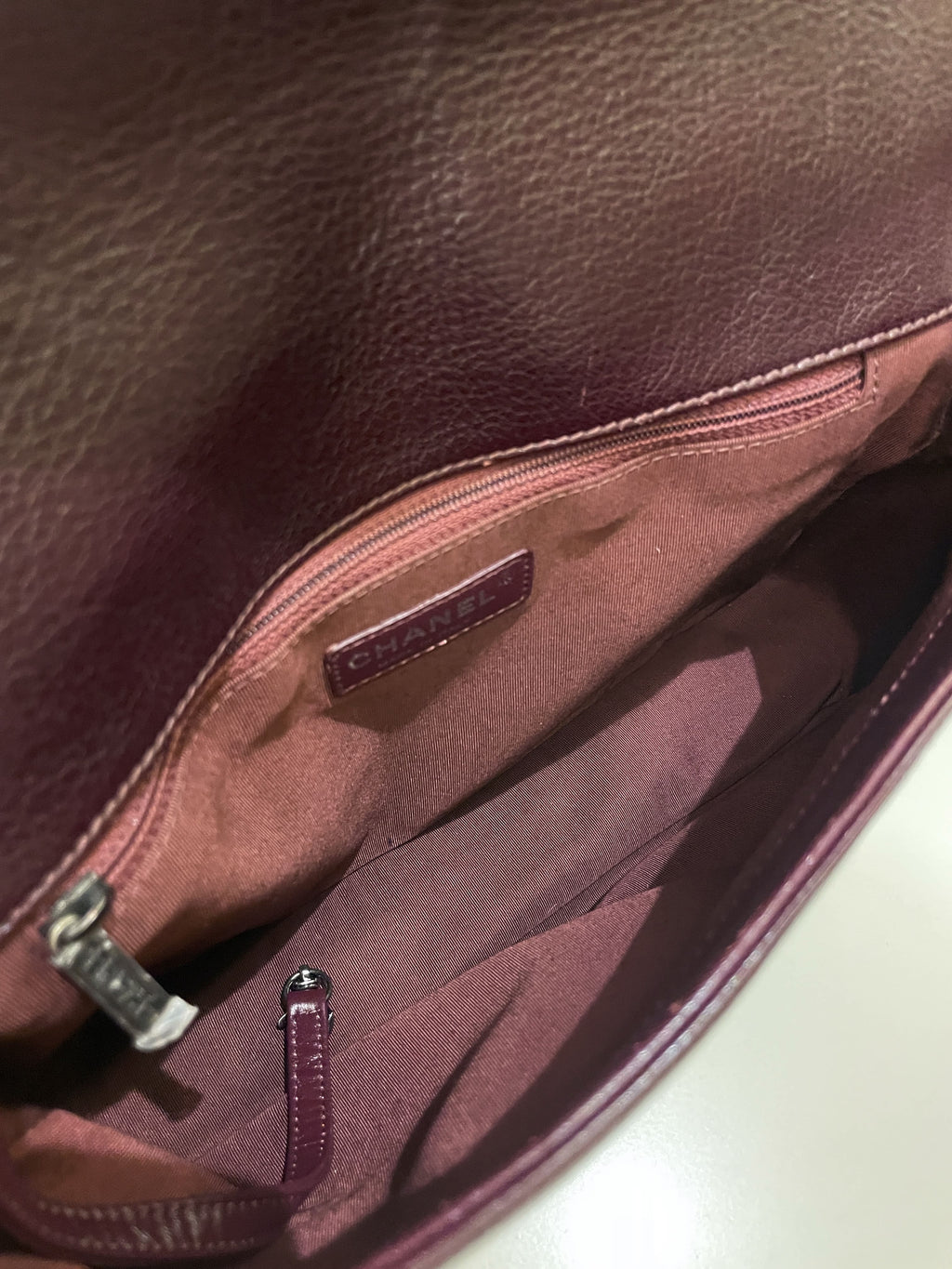 Chanel Quilted Boy Large Burgundy OmbrÃƒÆ’Ã‚Â© Calfskin