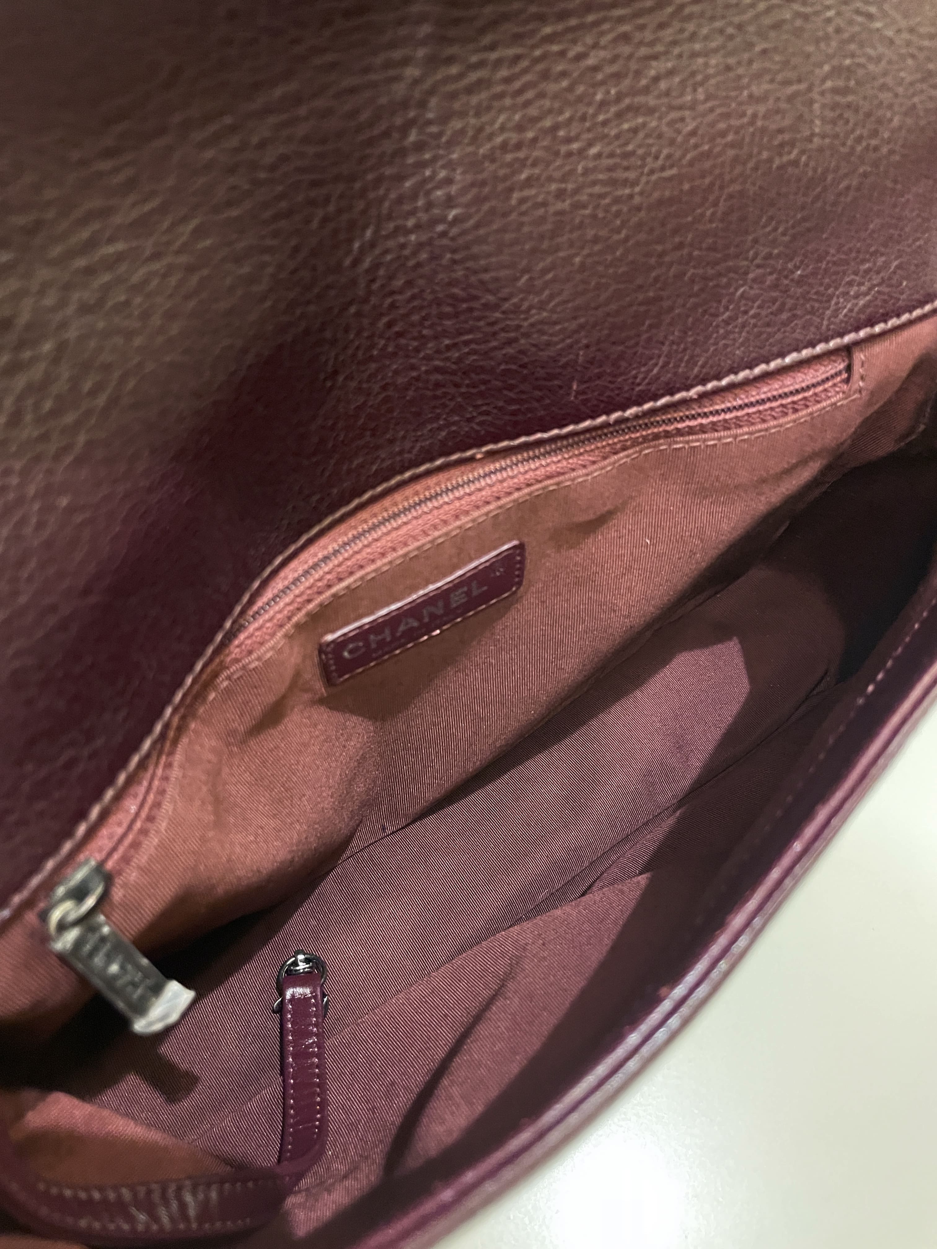Chanel Quilted Boy Large Burgundy OmbrÃƒÆ’Ã‚Â© Calfskin
